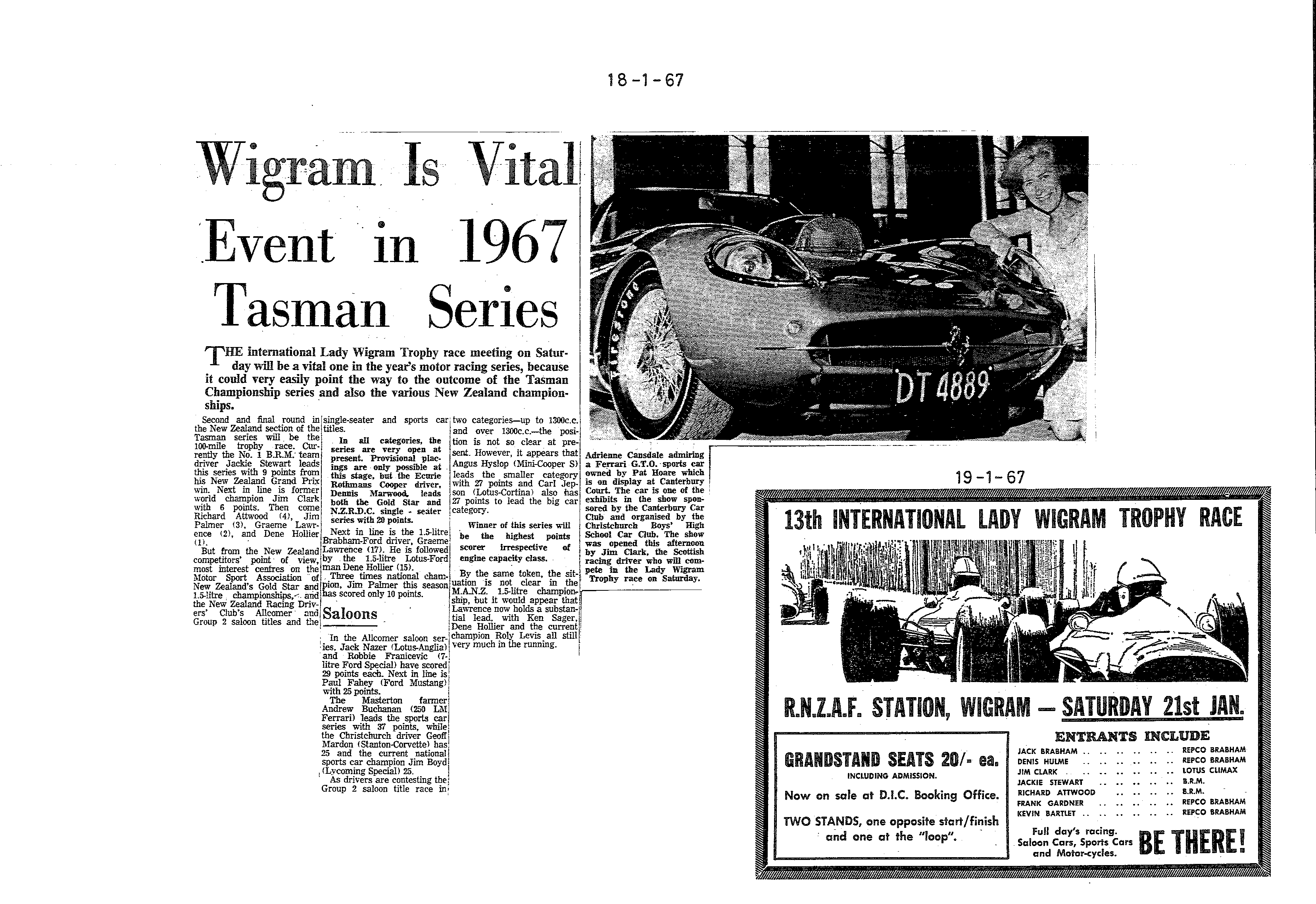 Scan of the clipping page, 18 January 1967