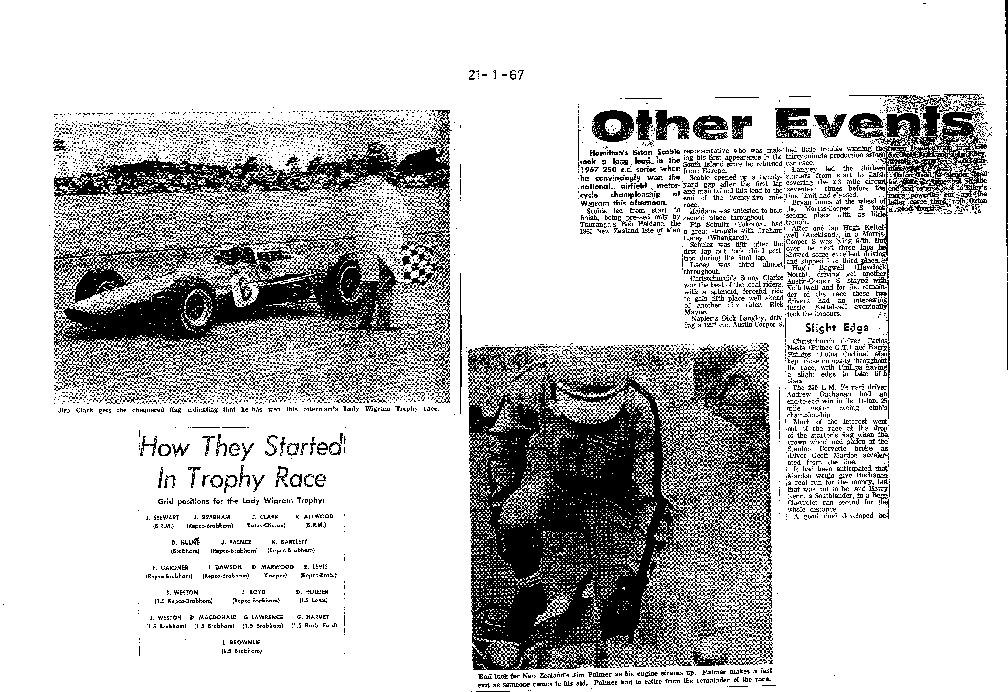 Scan of the clipping page, 21 January 1967