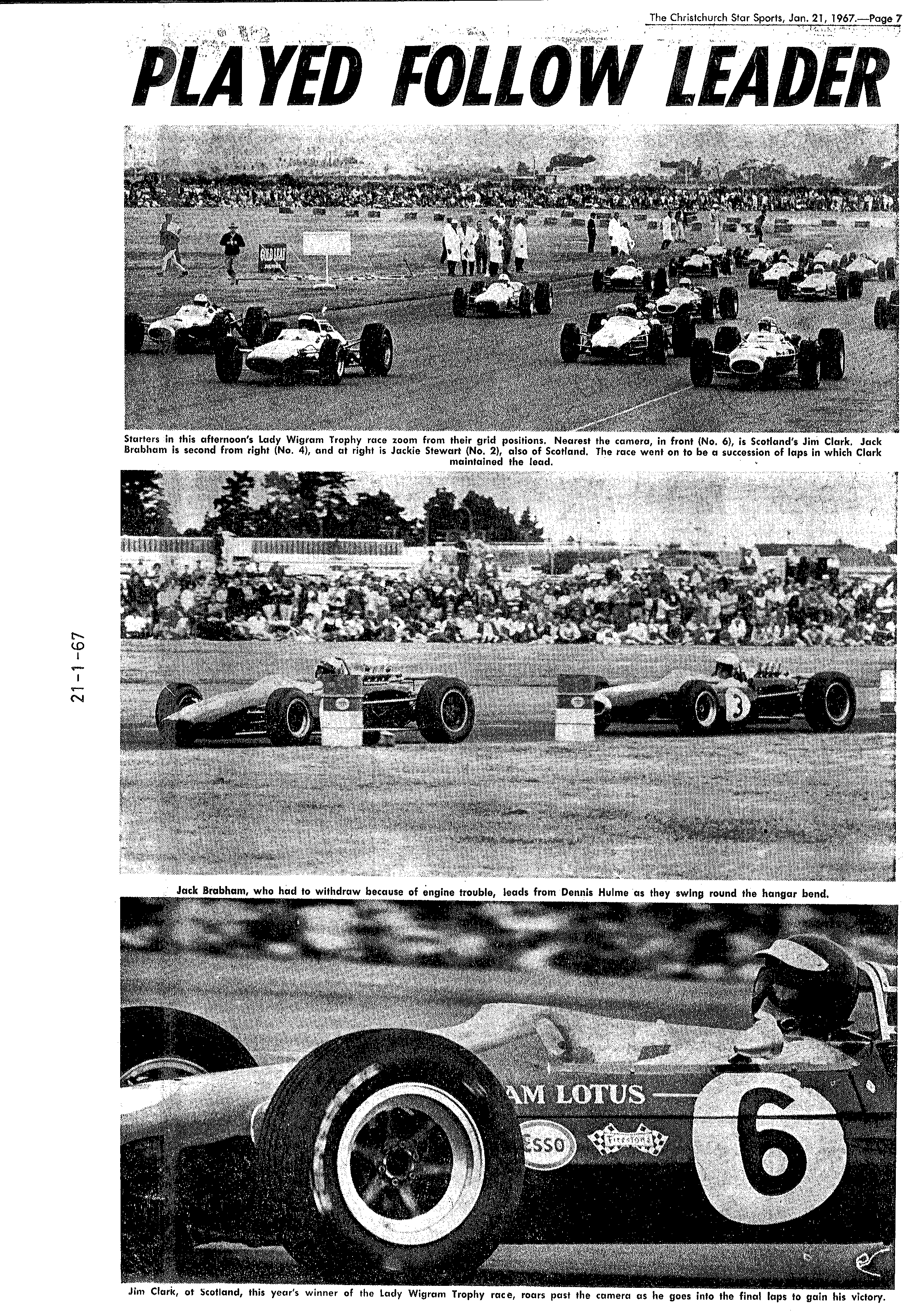 Scan of the clipping page, 21 January 1967