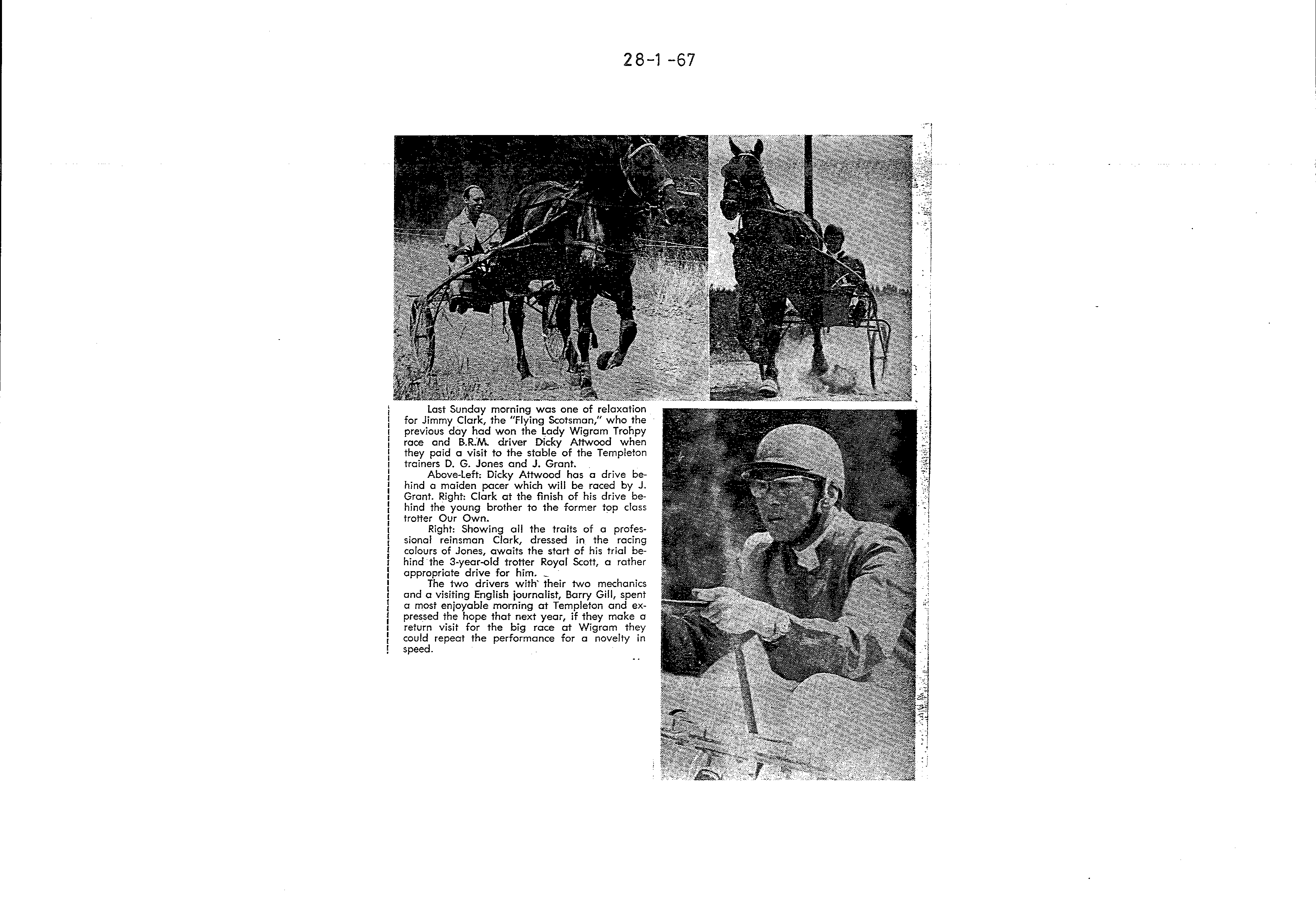 Scan of the clipping page, 28 January 1967