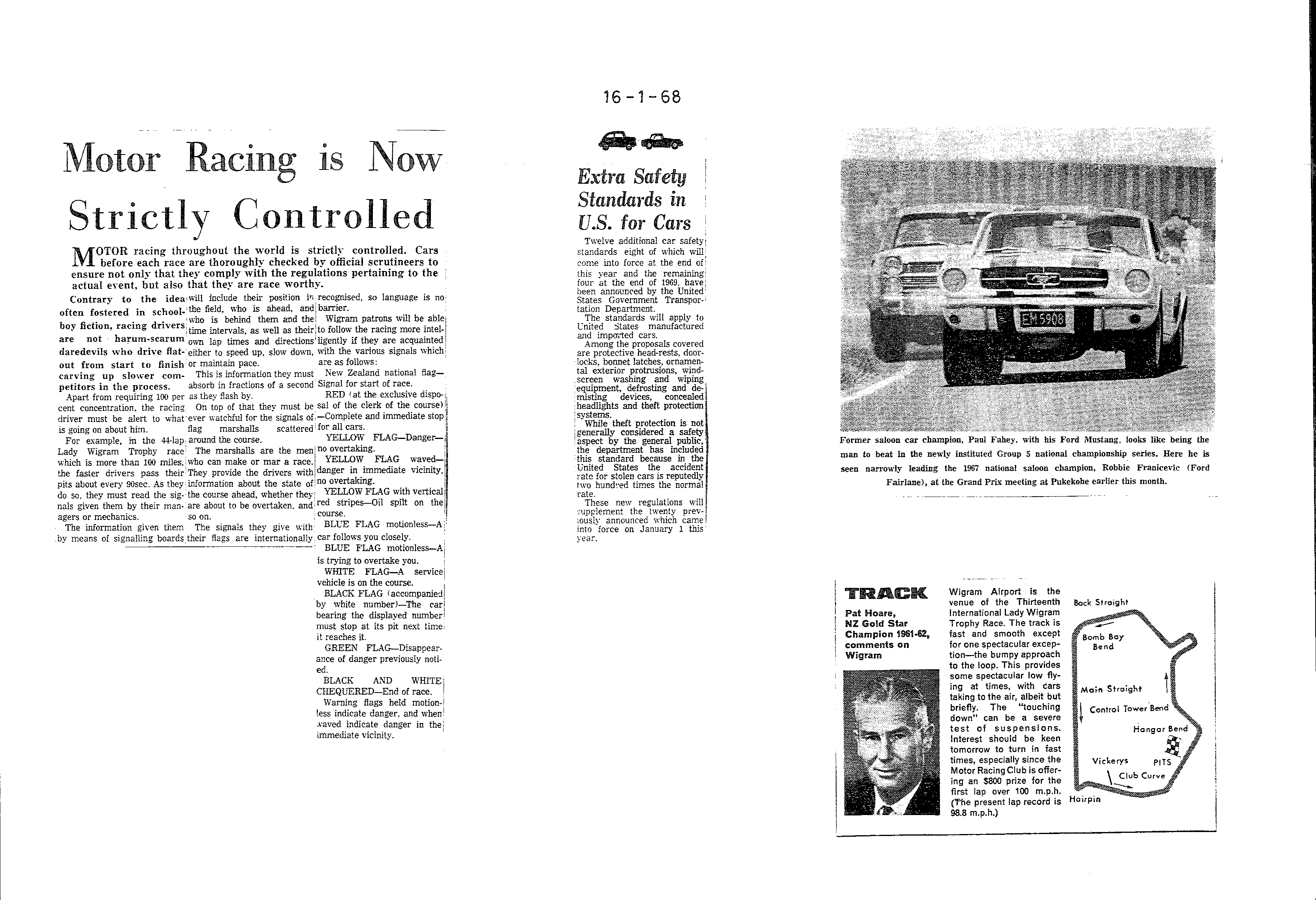 Scan of the clipping page, 16 January 1968