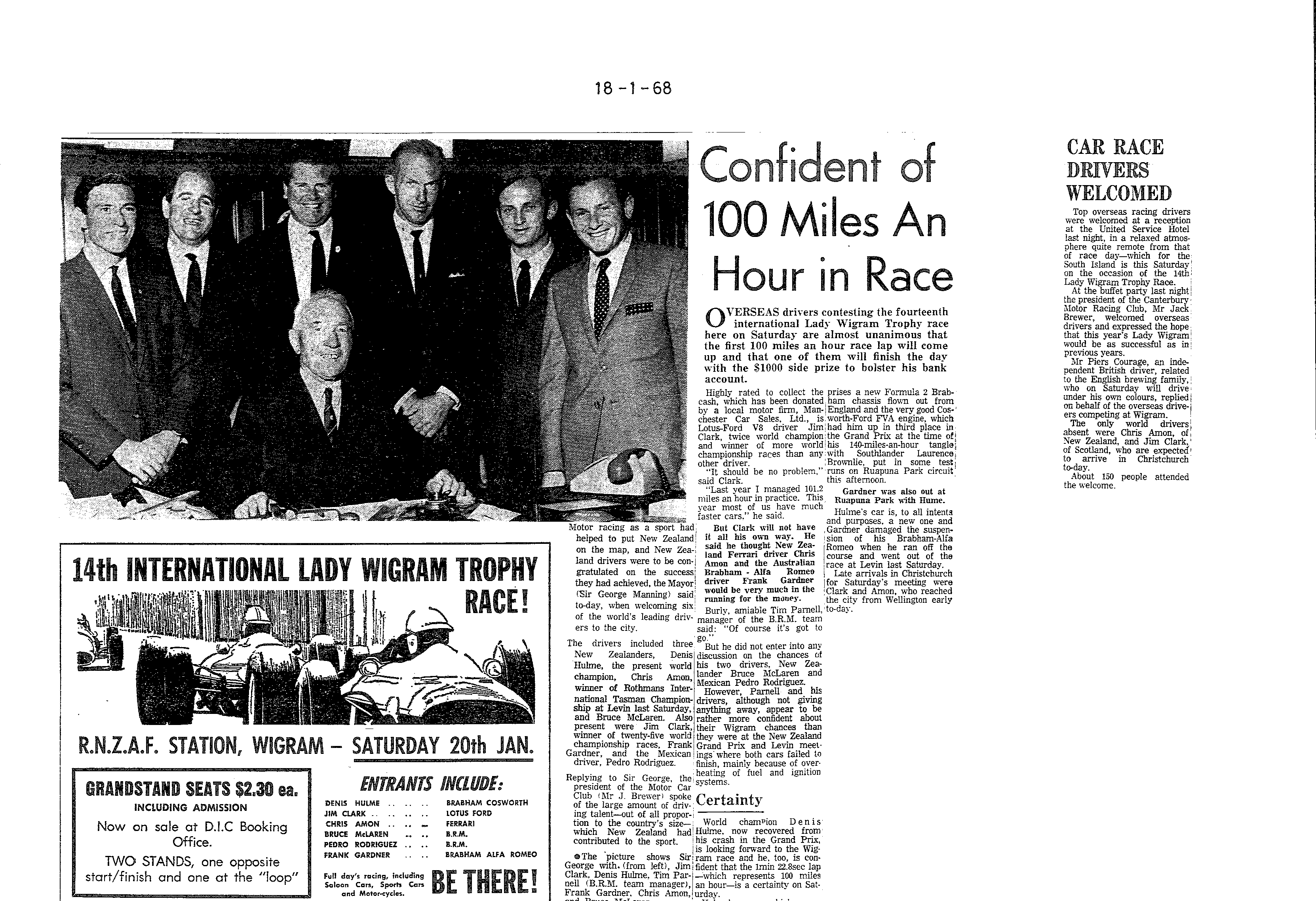 Scan of the clipping page, 18 January 1968