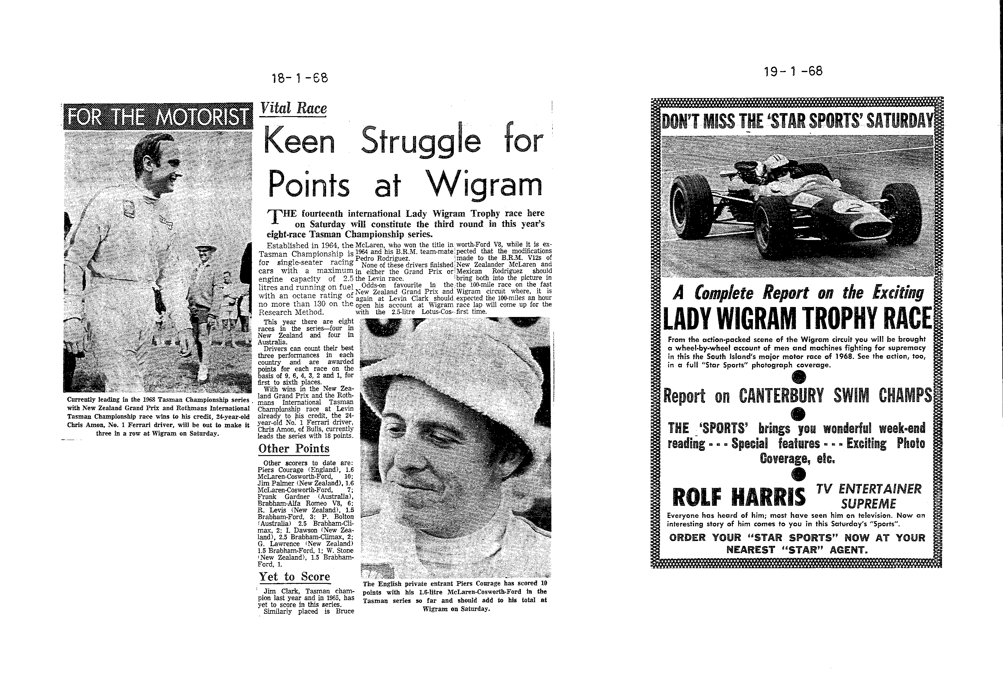 Scan of the clipping page, 18 January 1968