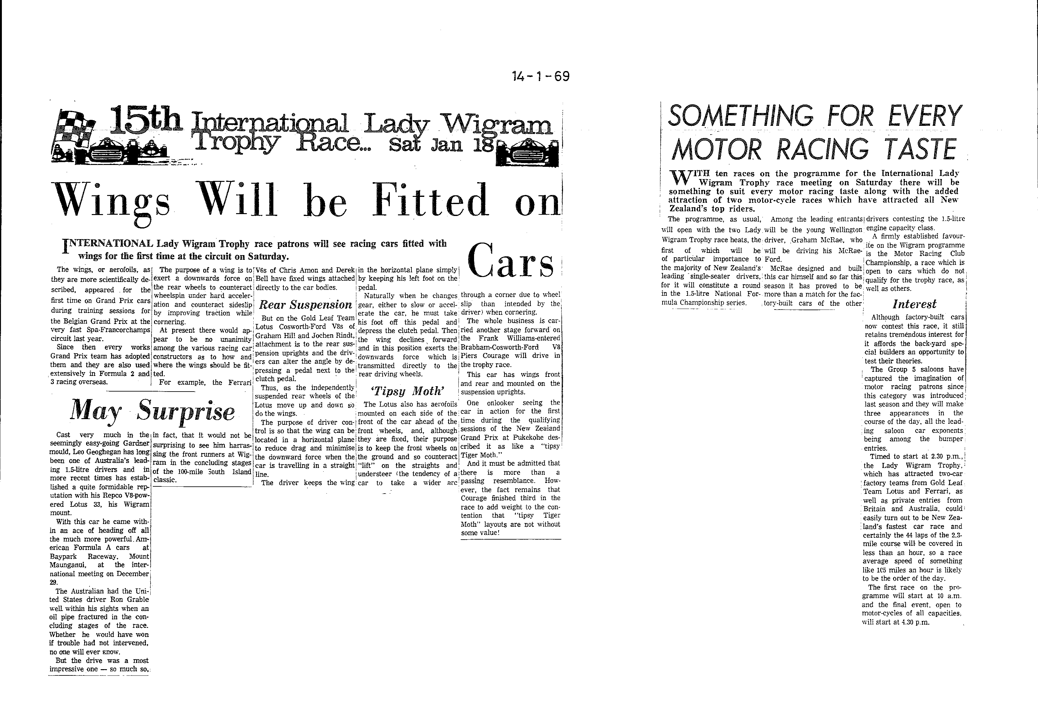 Scan of the clipping page, 14 January 1969