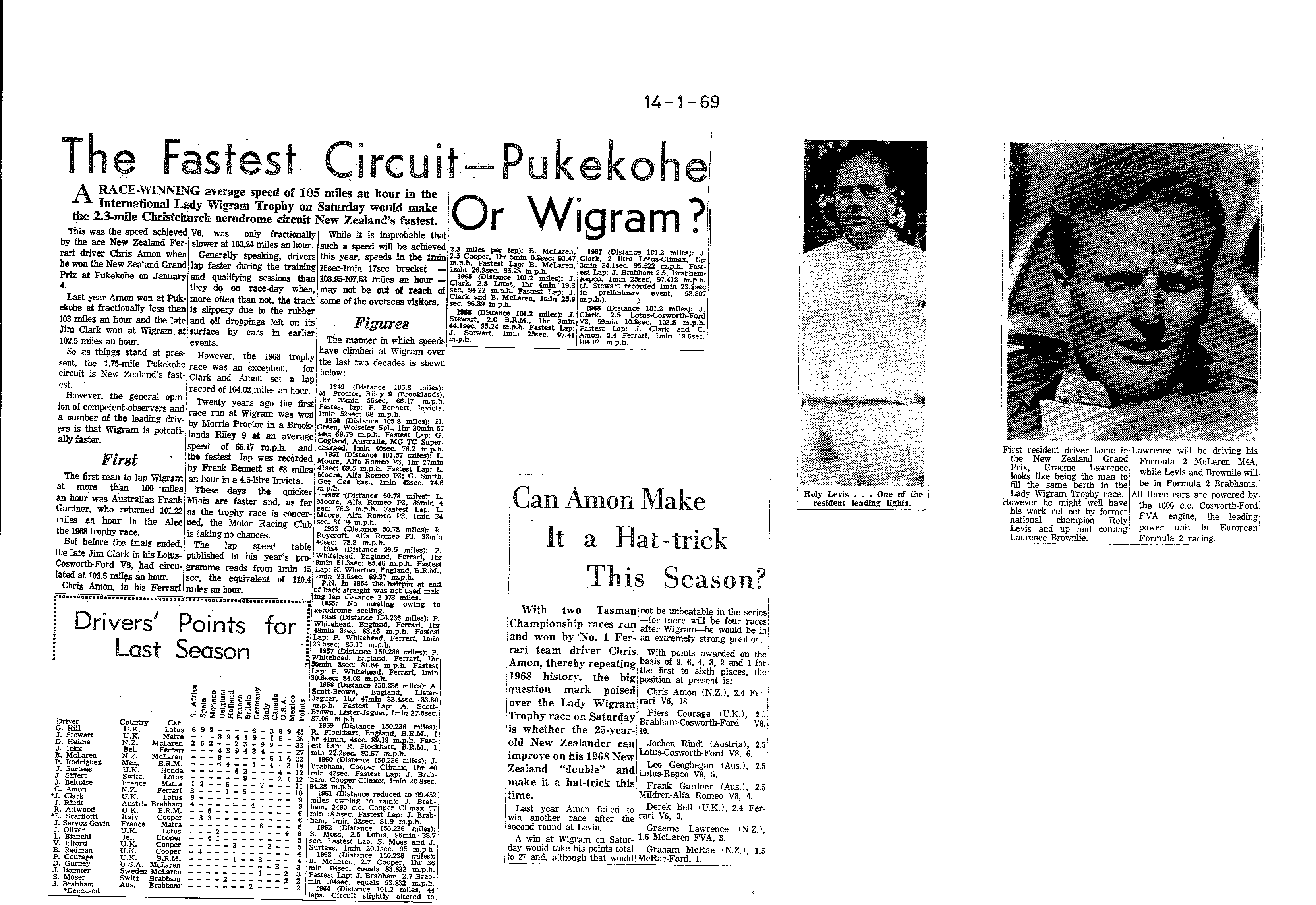 Scan of the clipping page, 14 January 1969