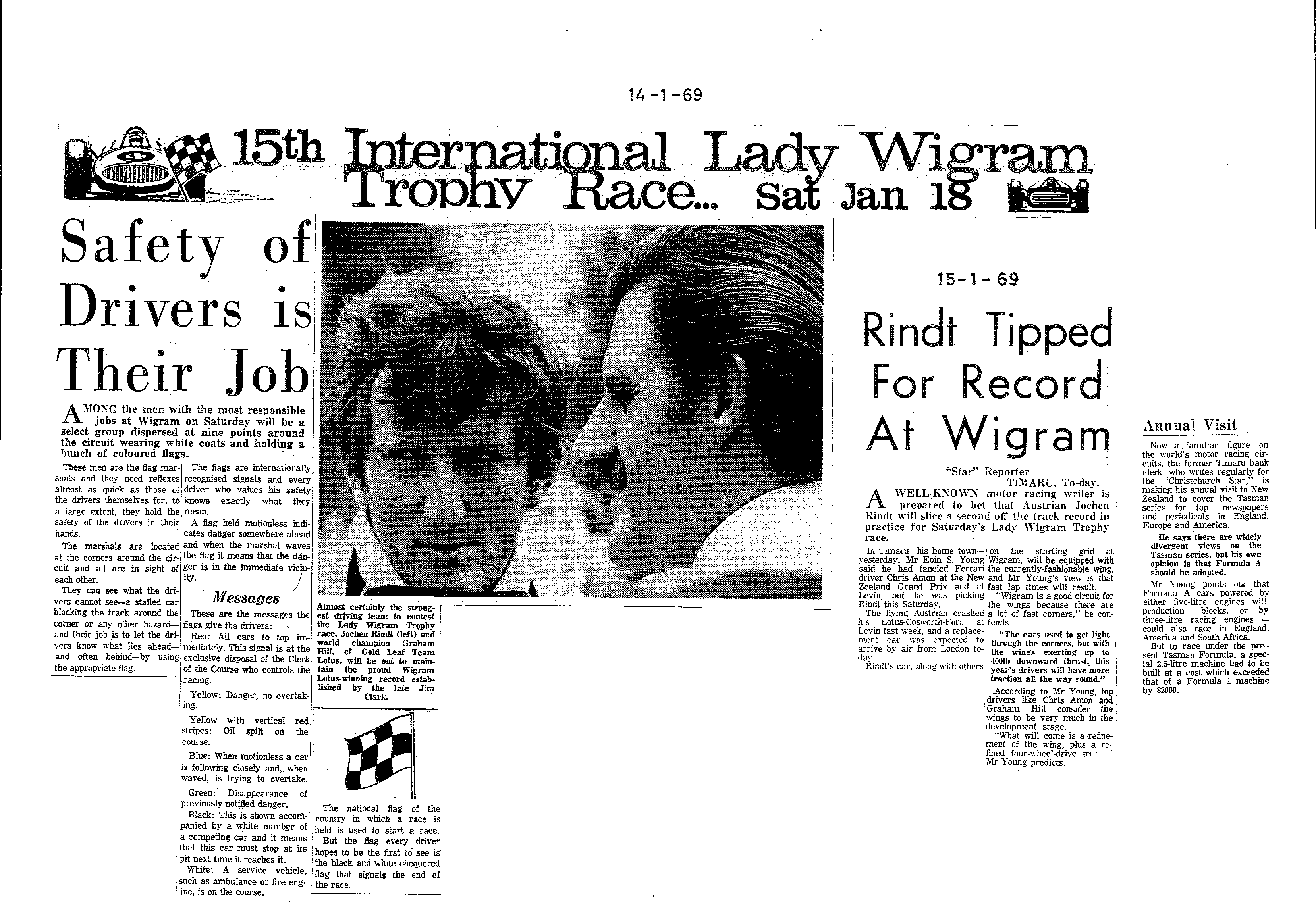 Scan of the clipping page, 14 January 1969