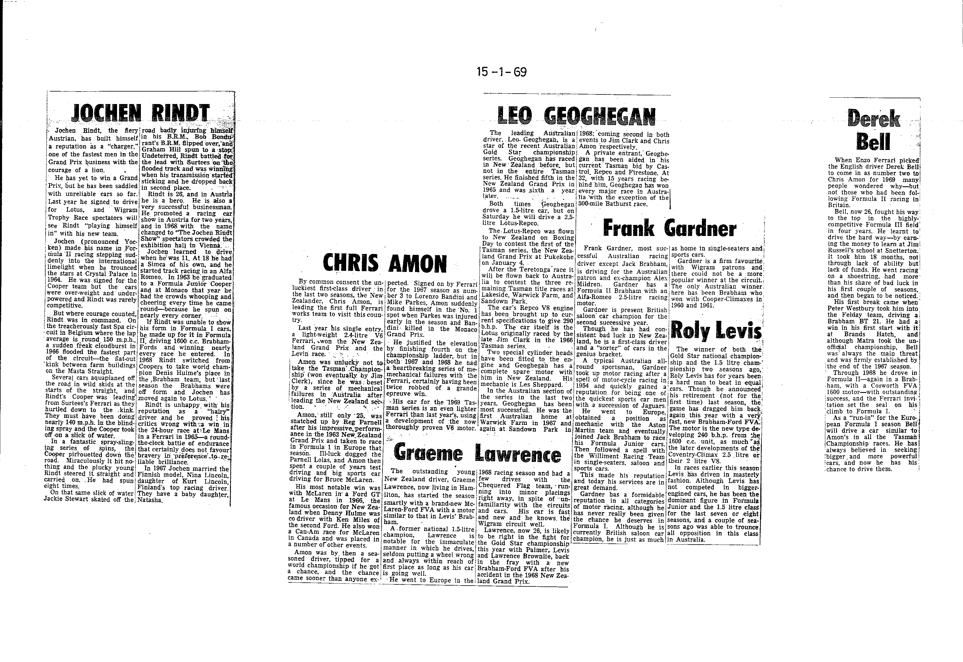 Scan of the clipping page, 15 January 1969