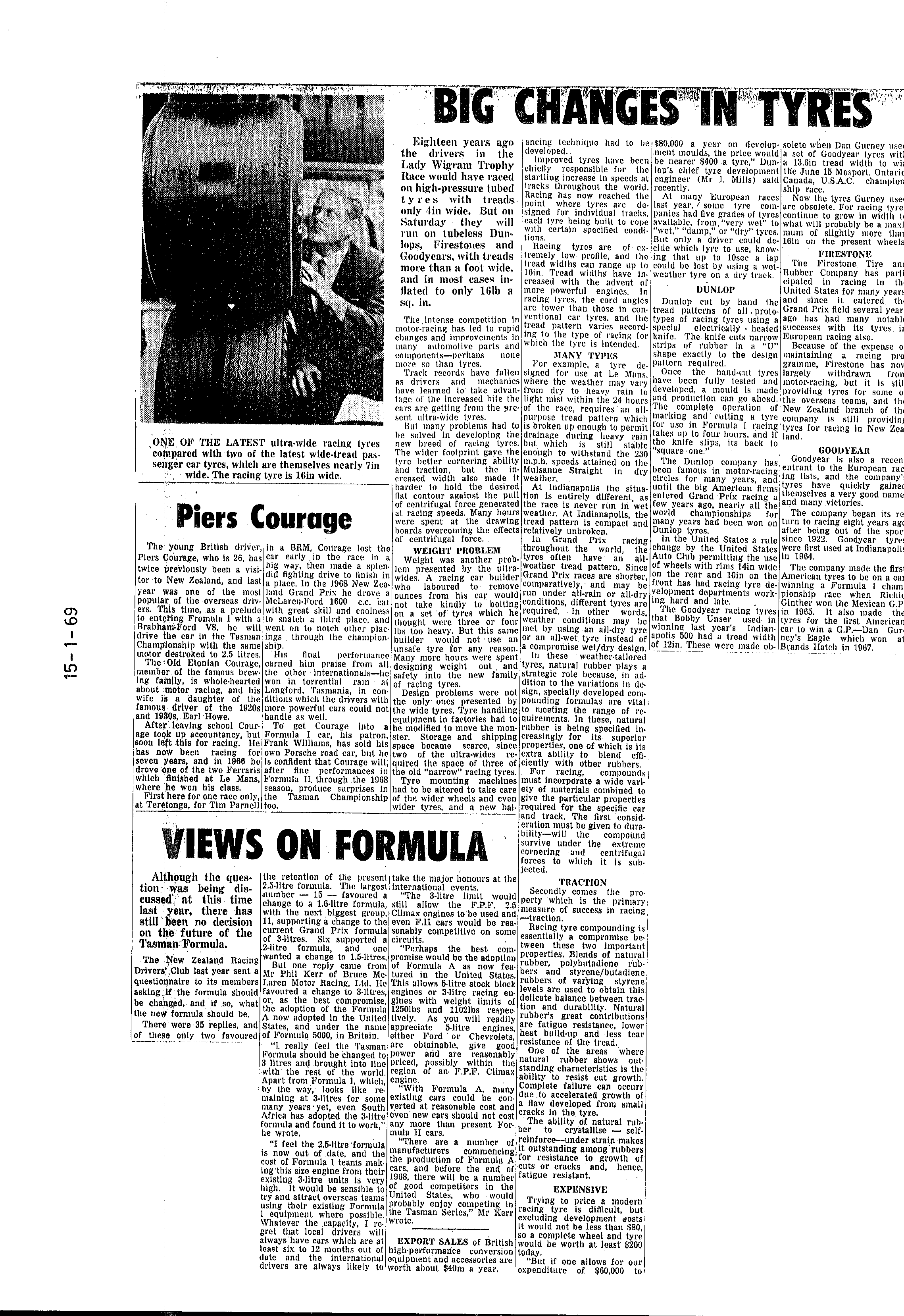 Scan of the clipping page, 15 January 1969