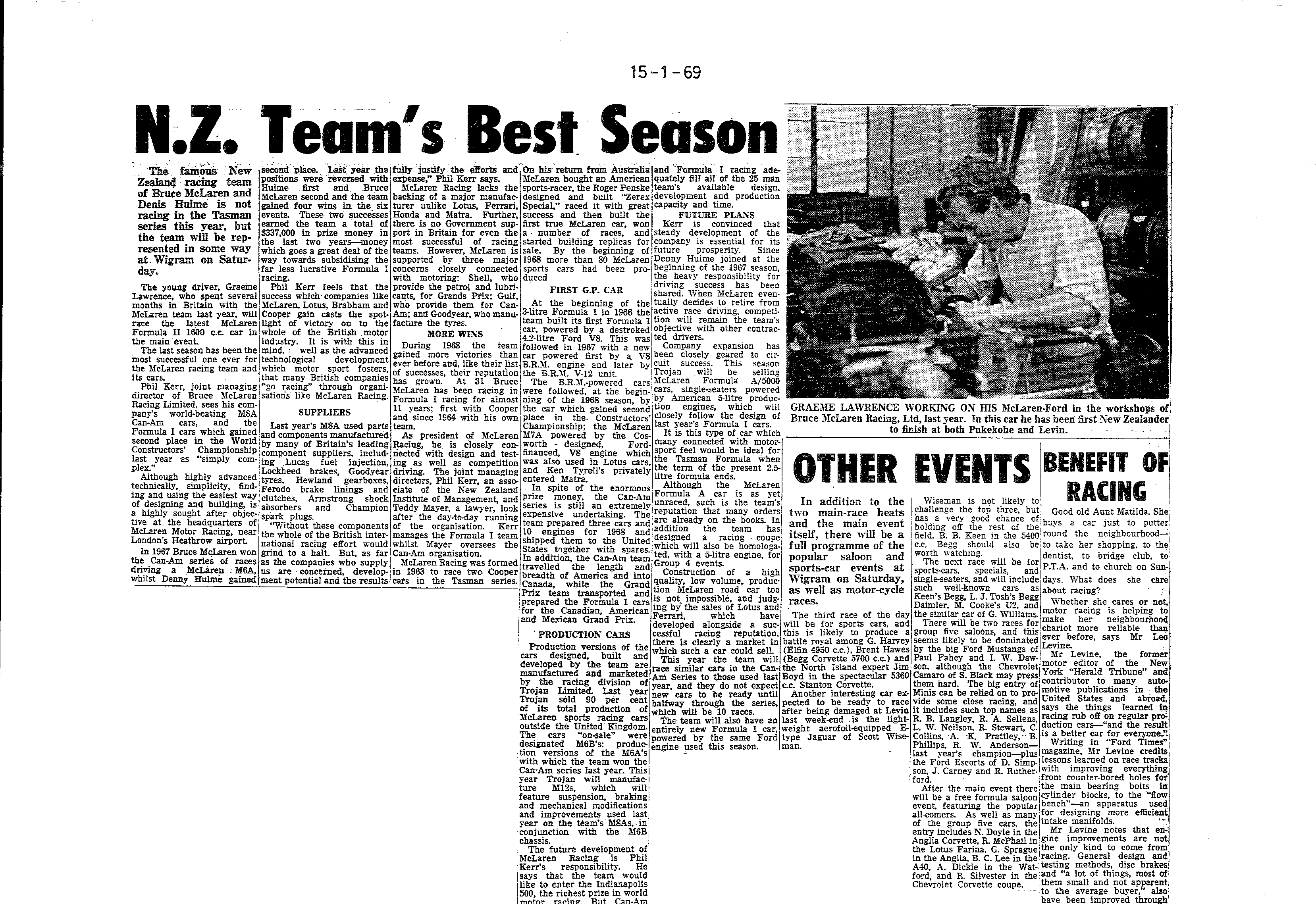 Scan of the clipping page, 15 January 1969