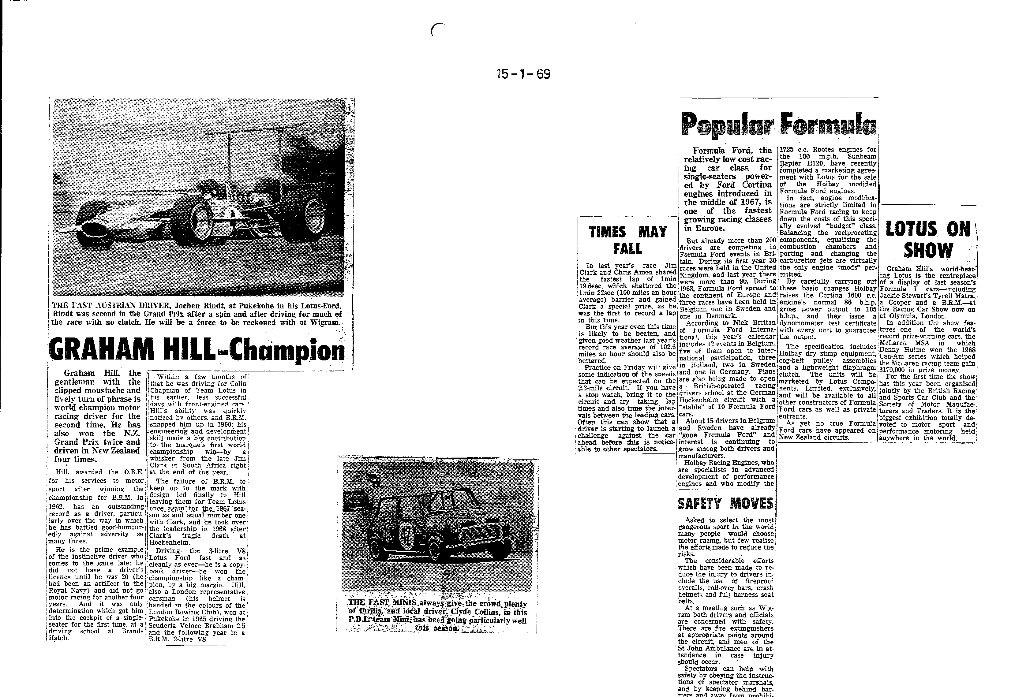 Scan of the clipping page, 15 January 1969