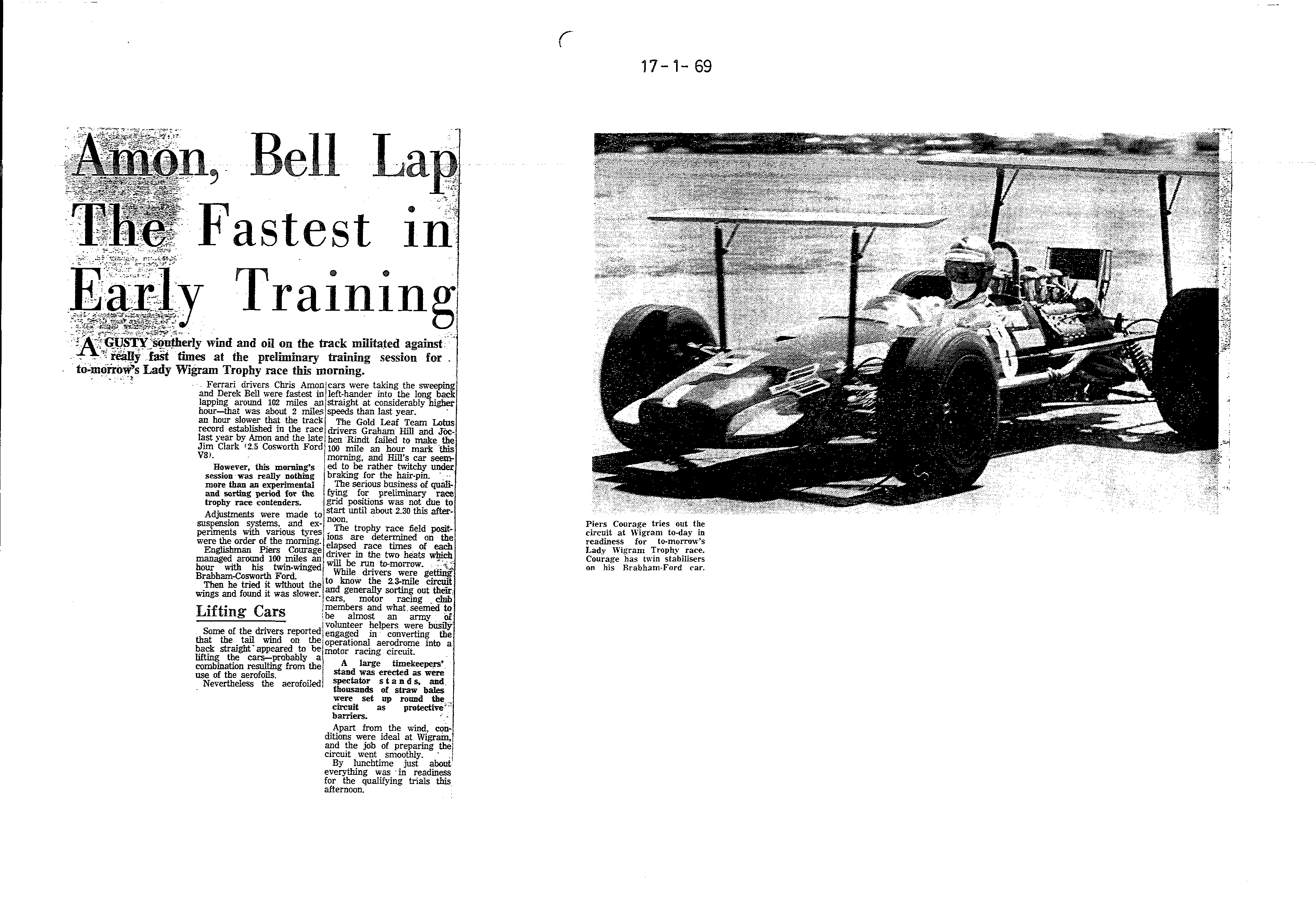 Scan of the clipping page, 17 January 1969