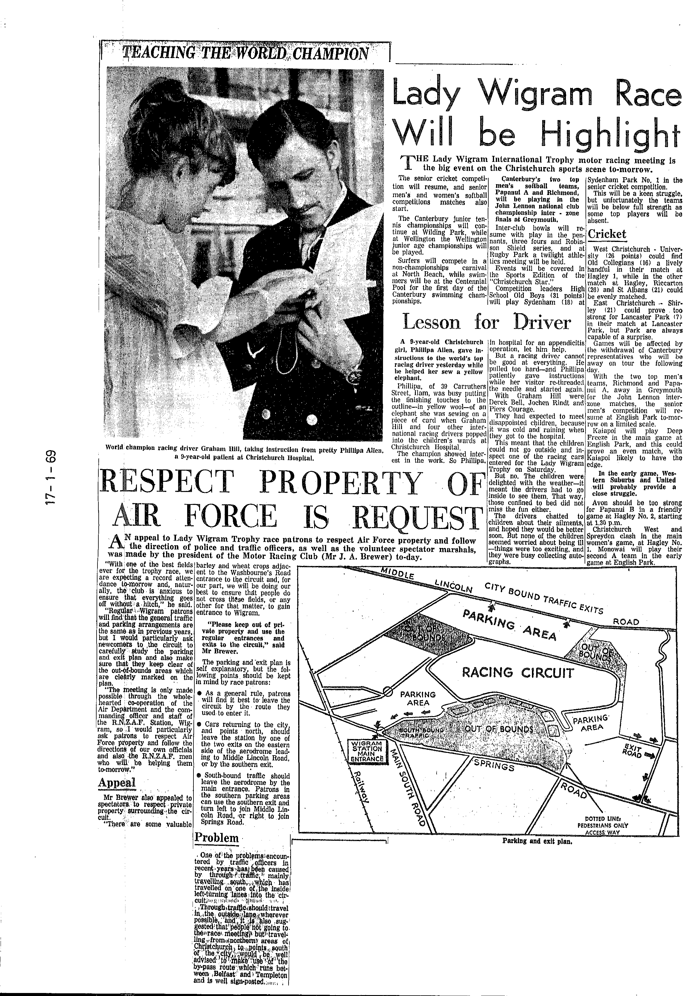 Scan of the clipping page, 17 January 1969