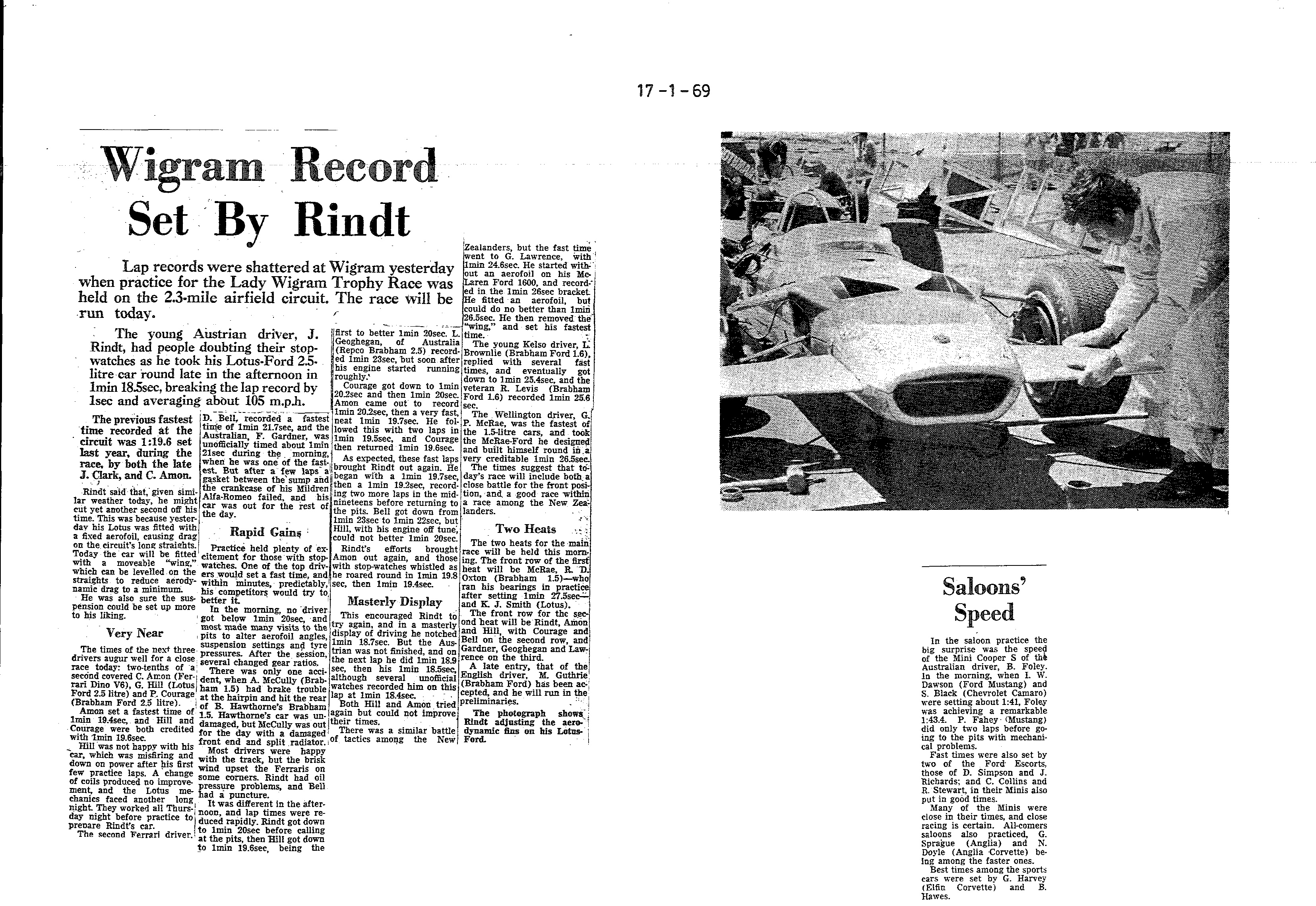 Scan of the clipping page, 17 January 1969
