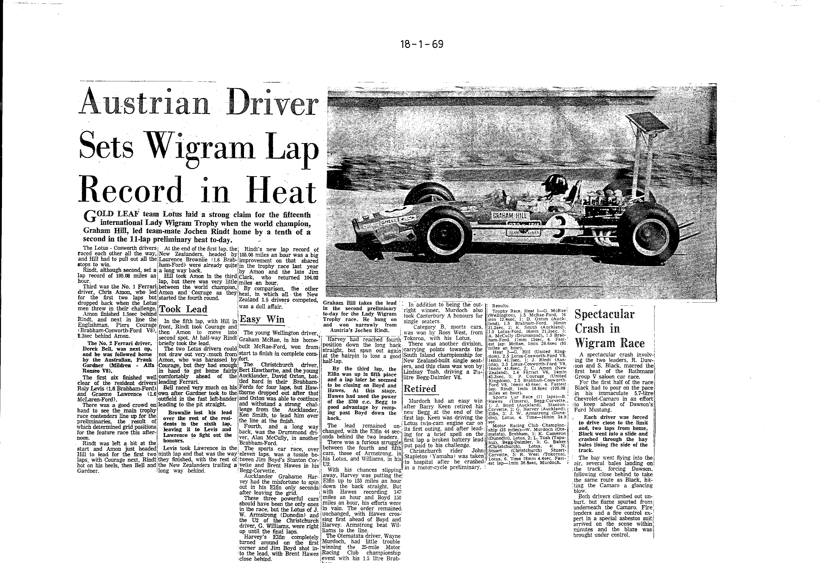 Scan of the clipping page, 18 January 1969