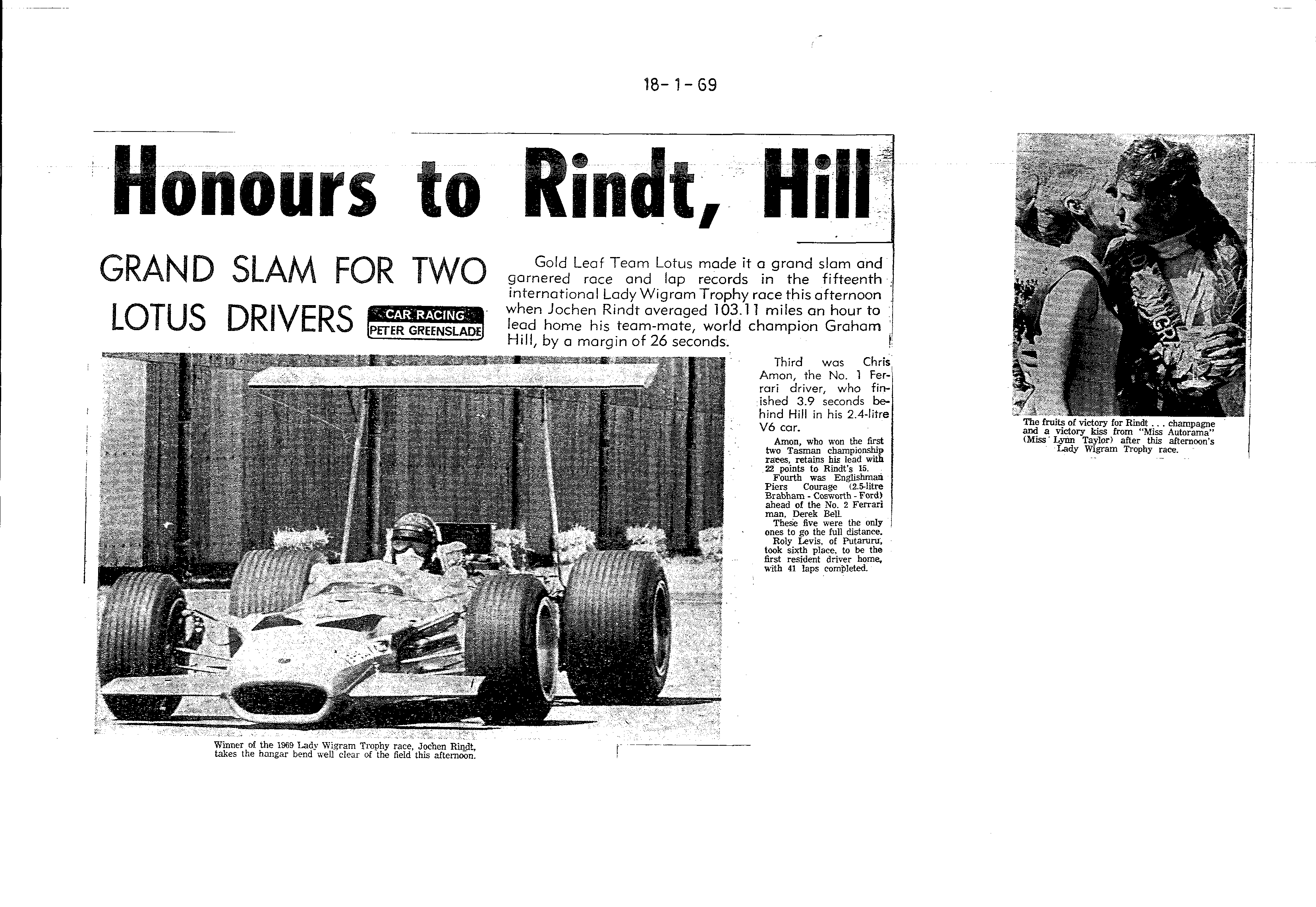 Scan of the clipping page, 18 January 1969