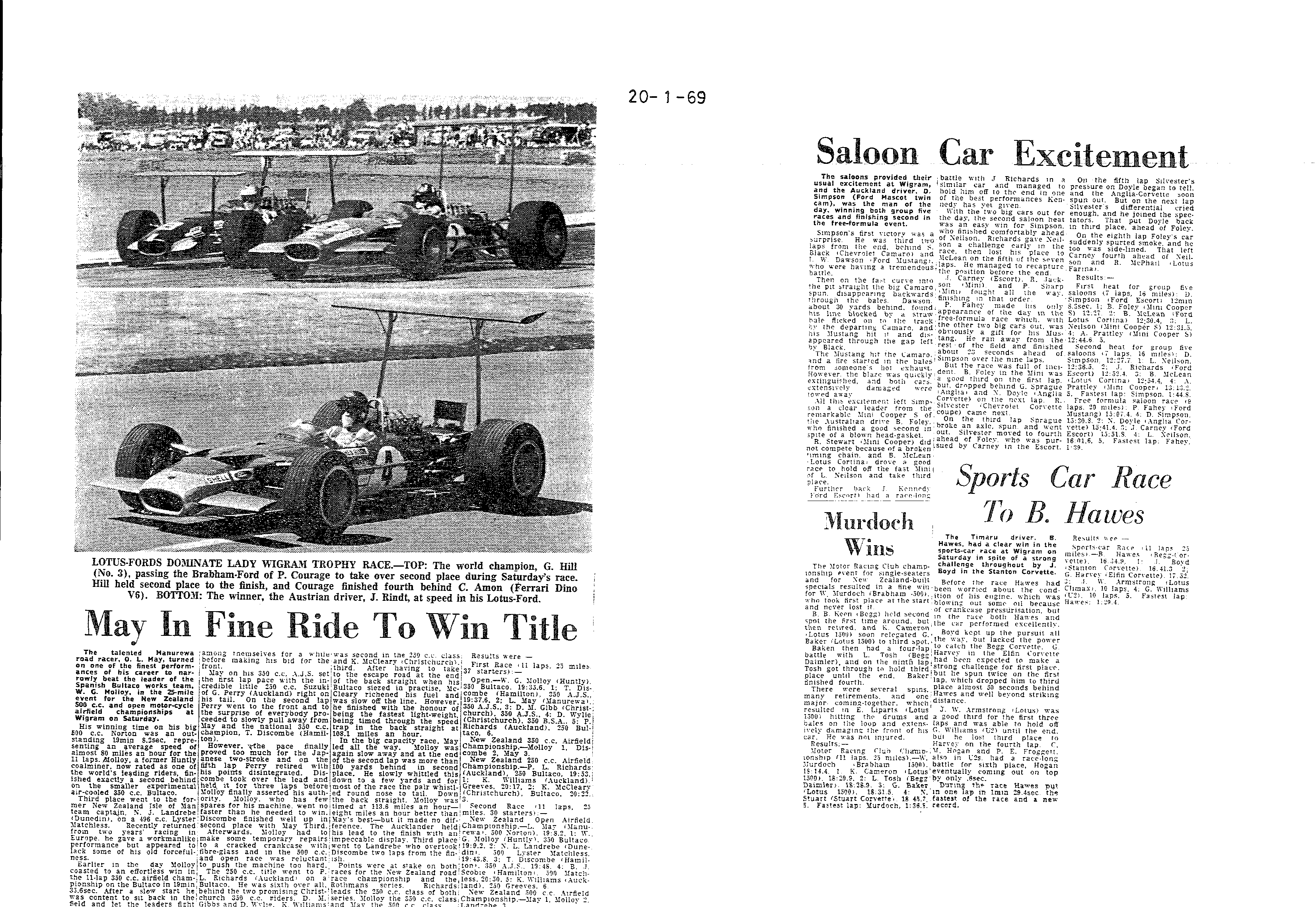 Scan of the clipping page, 20 January 1969