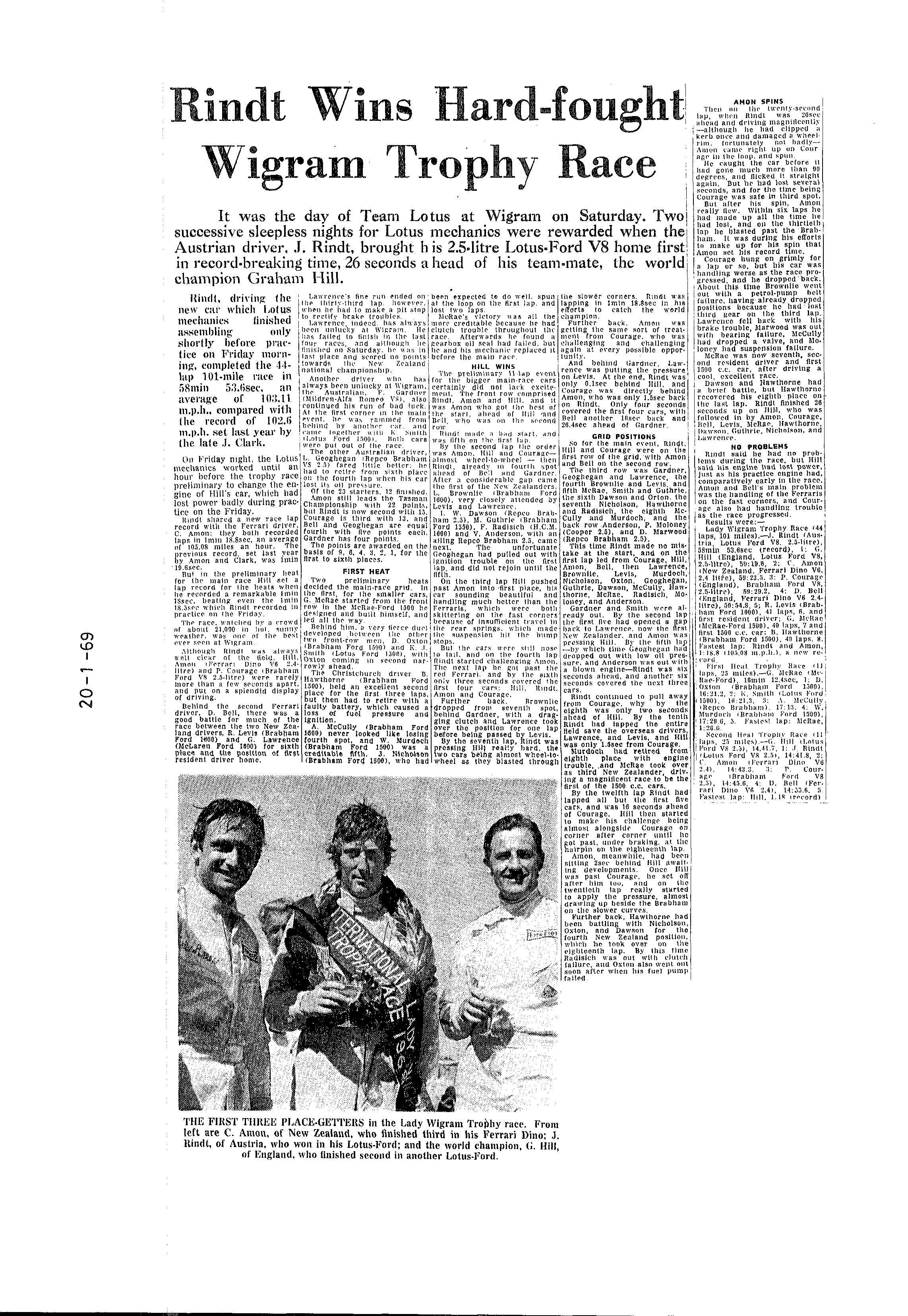 Scan of the clipping page, 20 January 1969