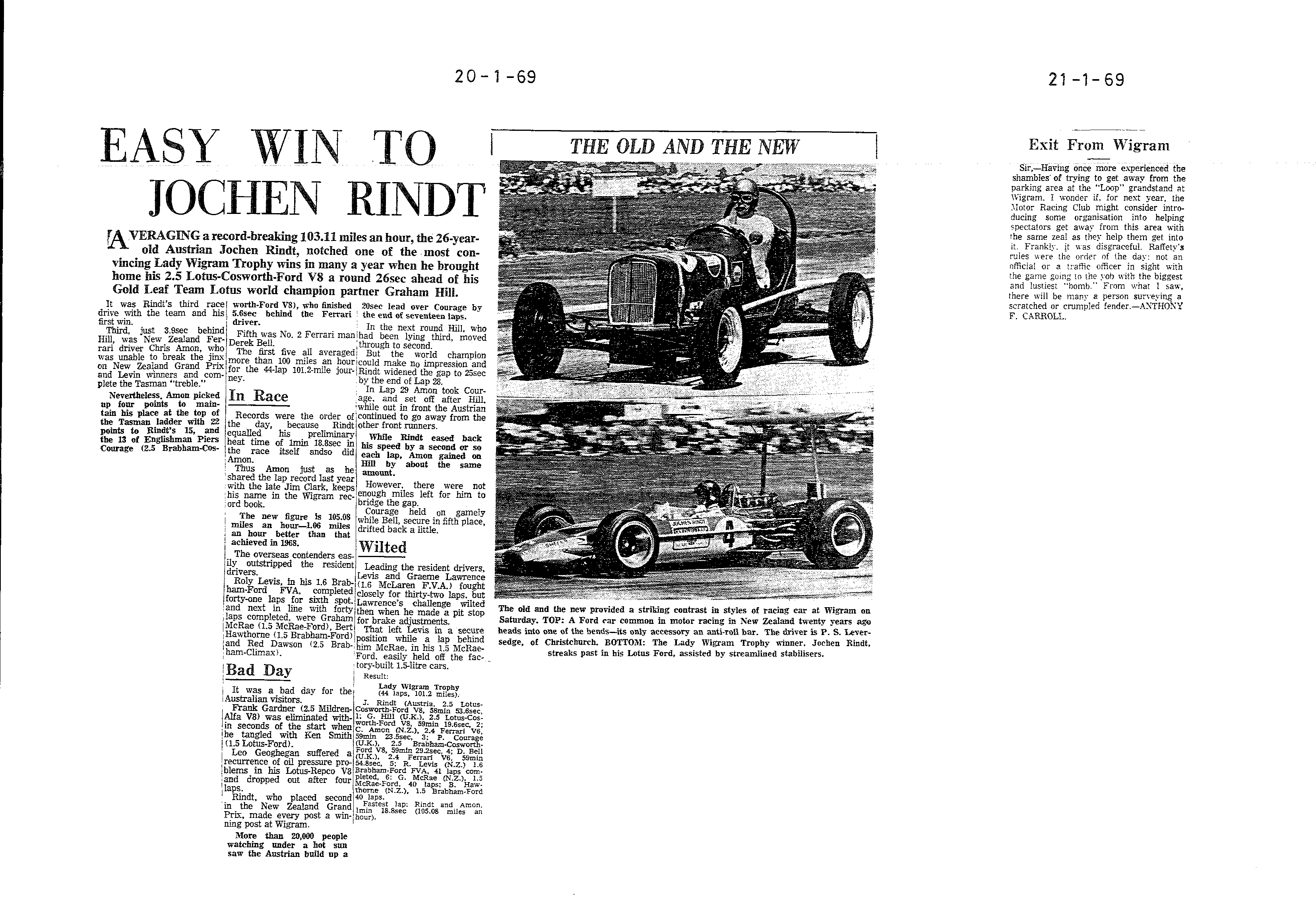 Scan of the clipping page, 20 January 1969