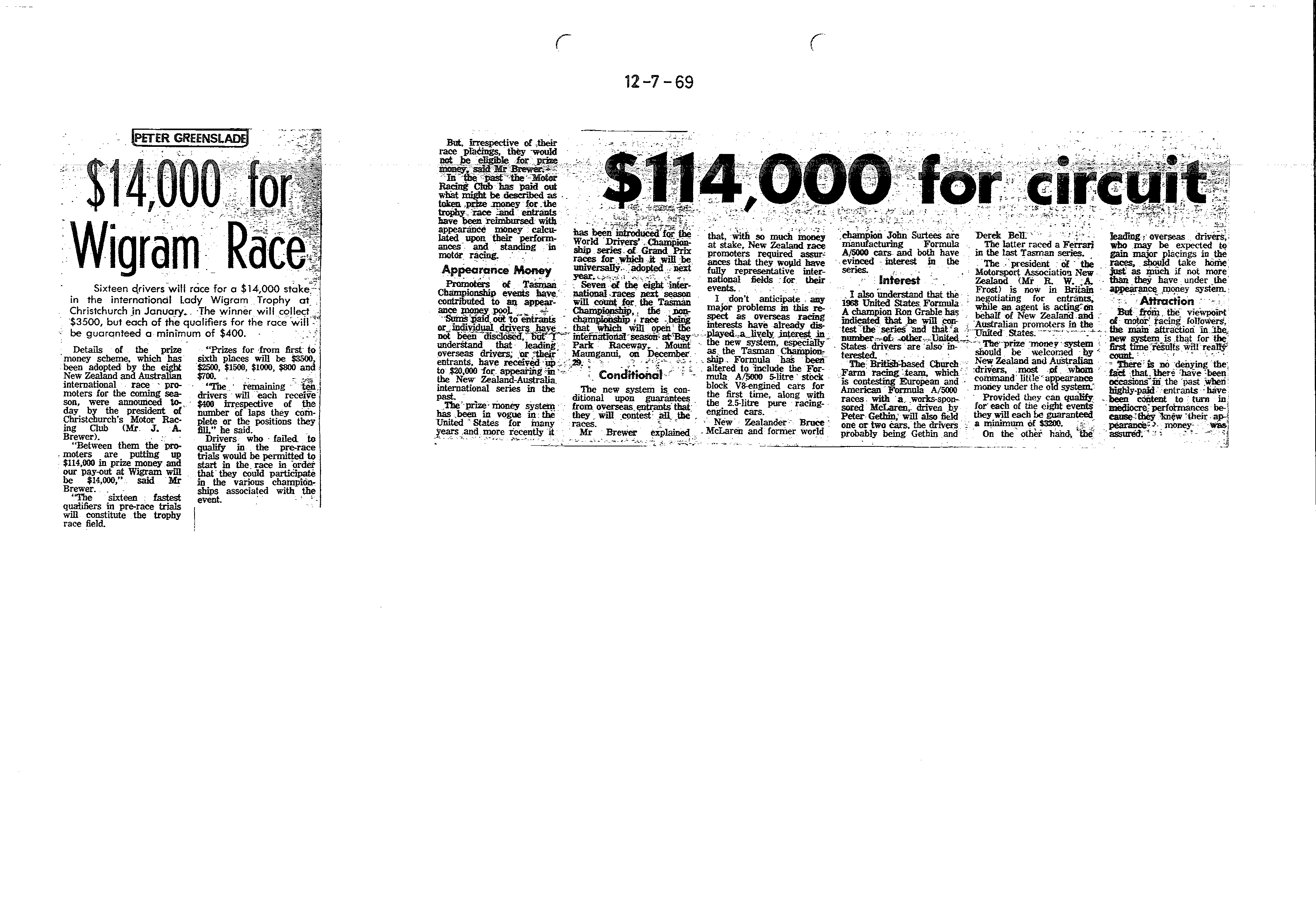 Scan of the clipping page, 12 July 1969