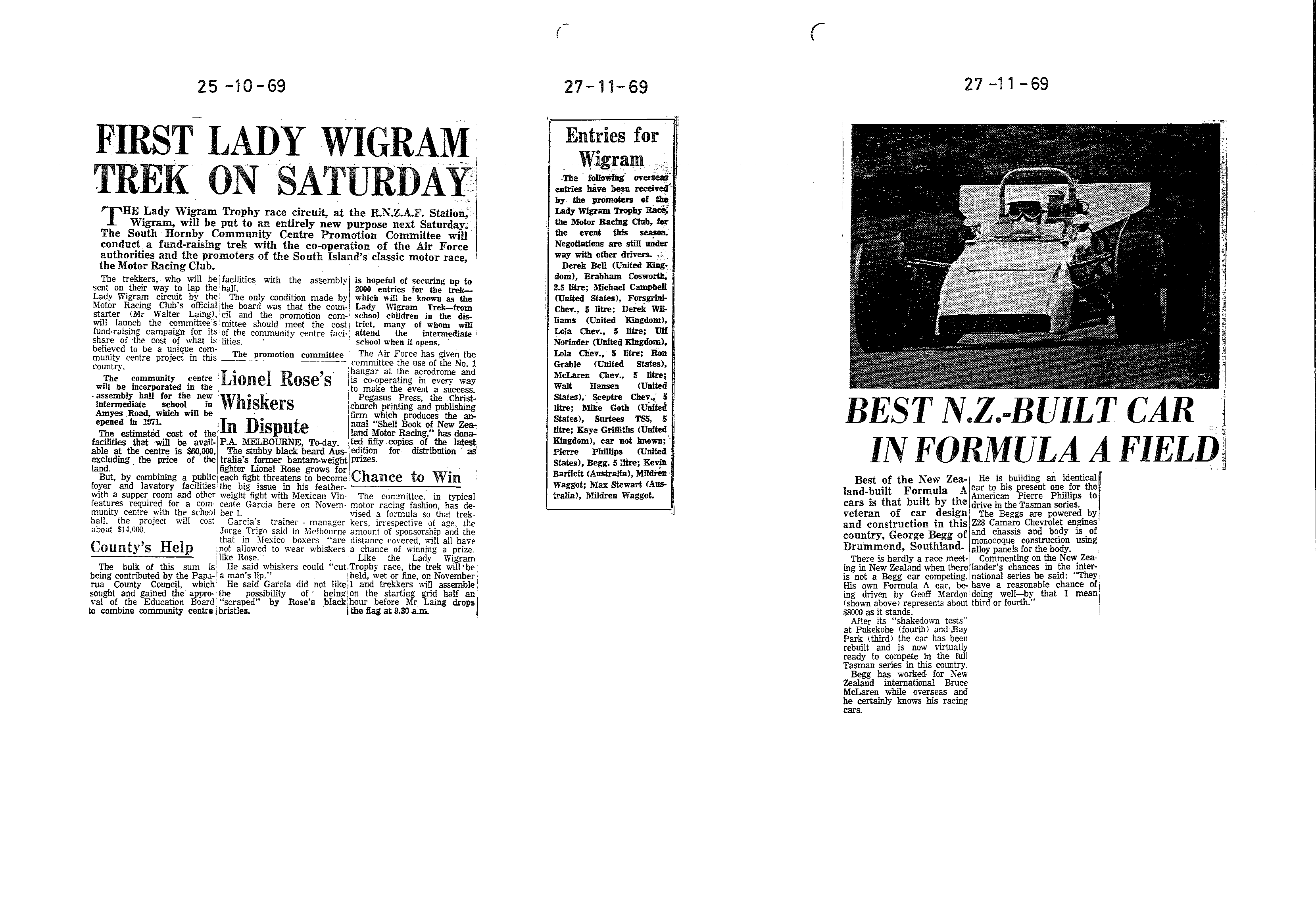 Scan of the clipping page, 25 October 1969