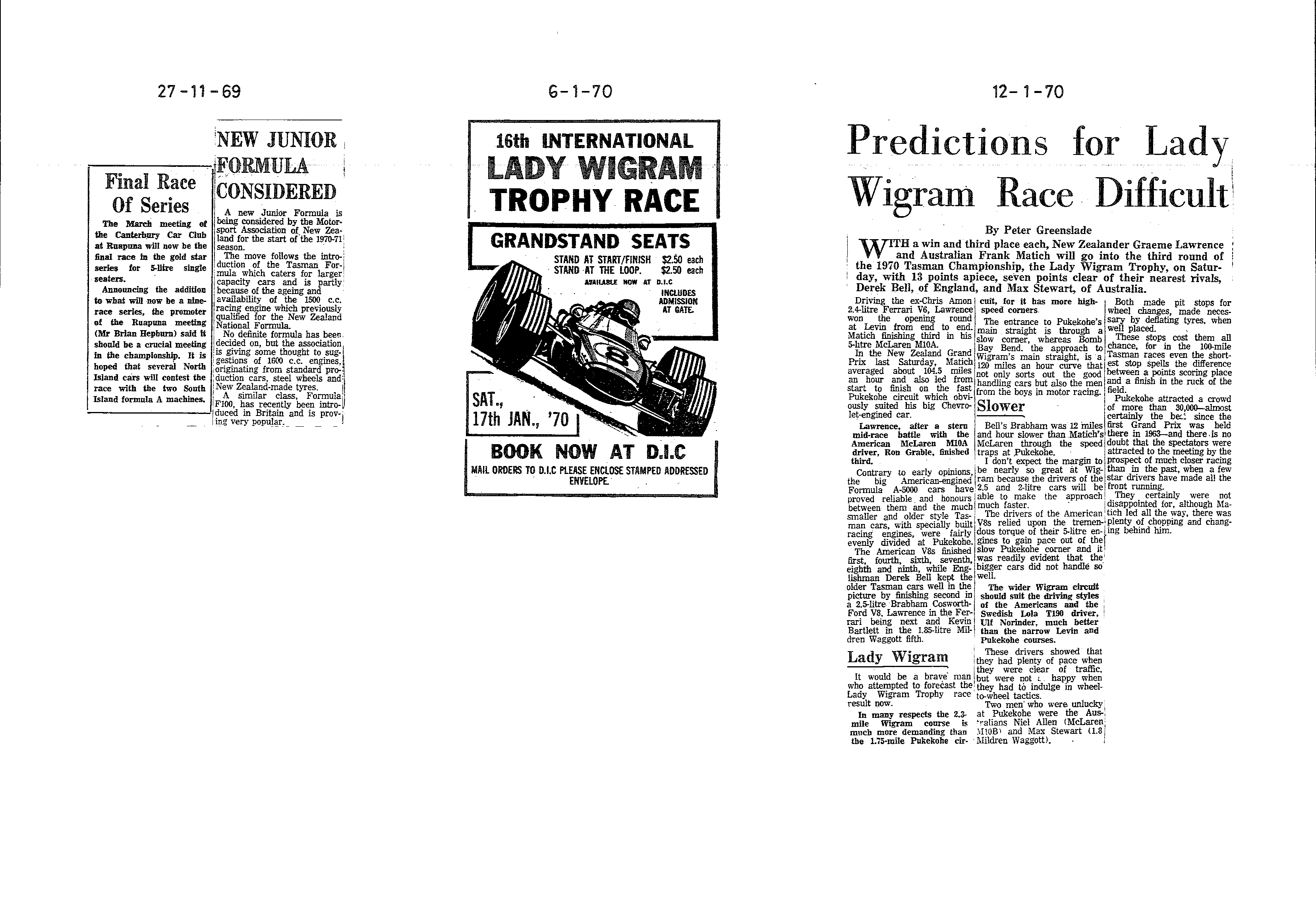 Scan of the clipping page, 27 November 1969