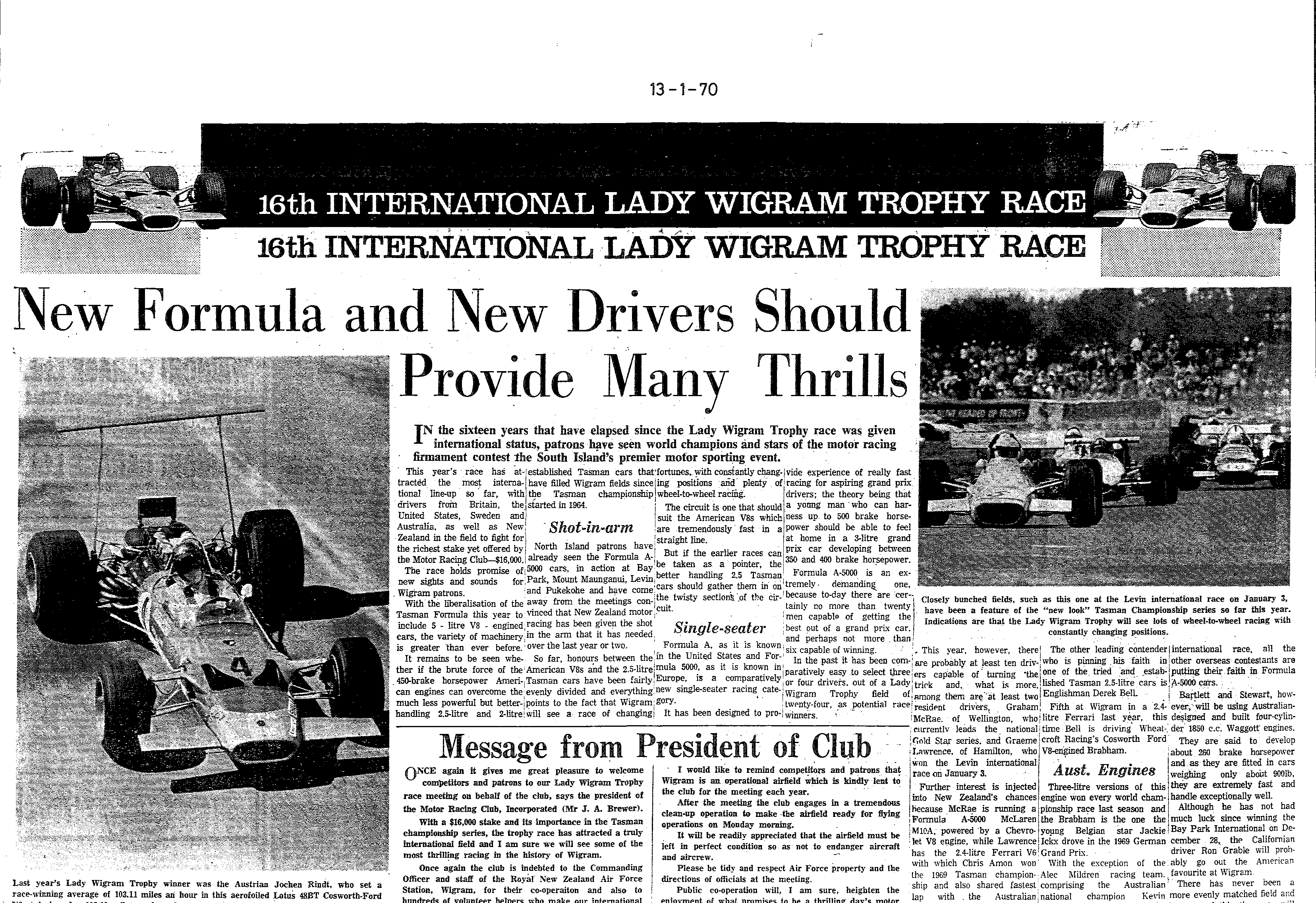 Scan of the clipping page, 13 January 1970