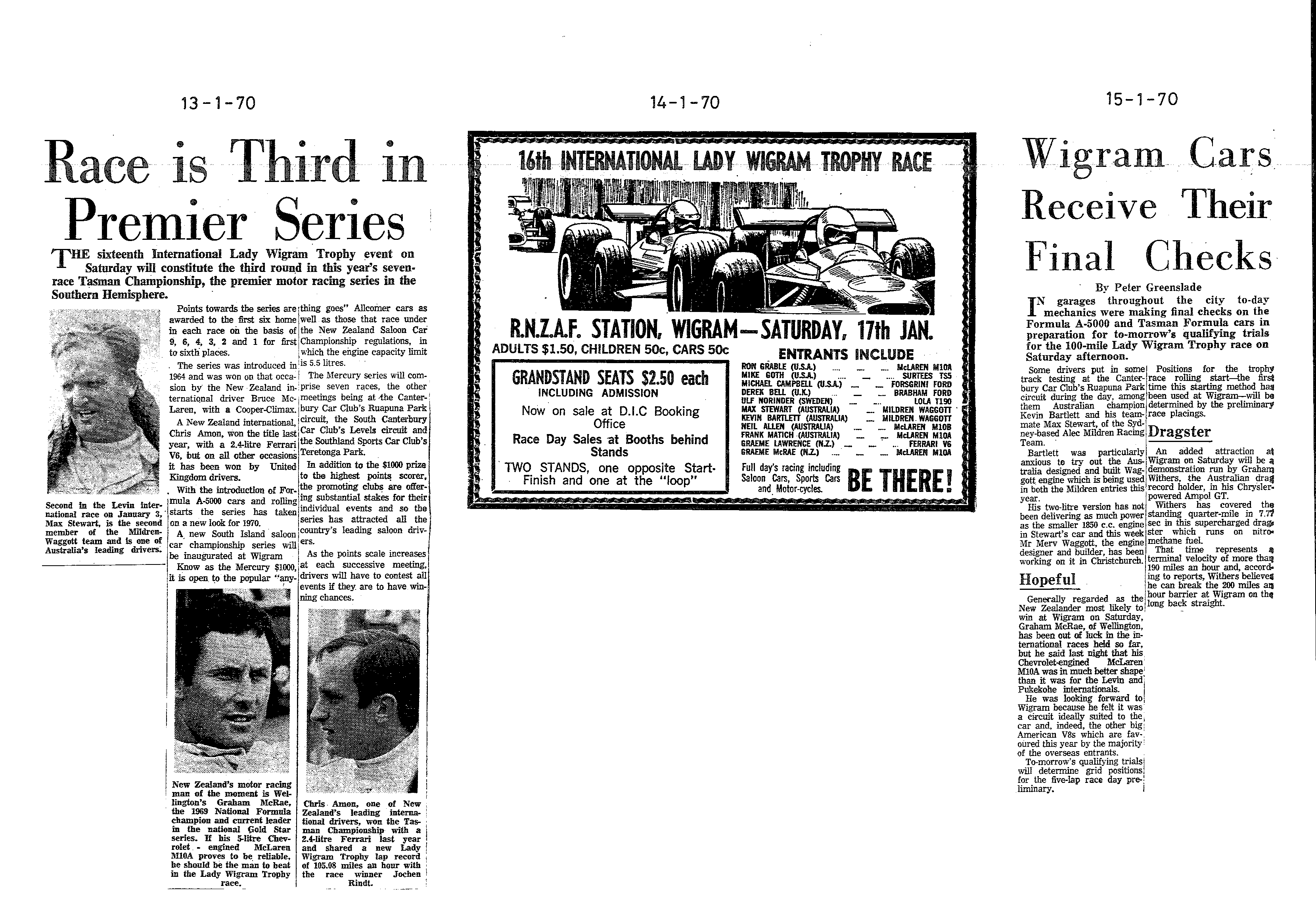 Scan of the clipping page, 13 January 1970