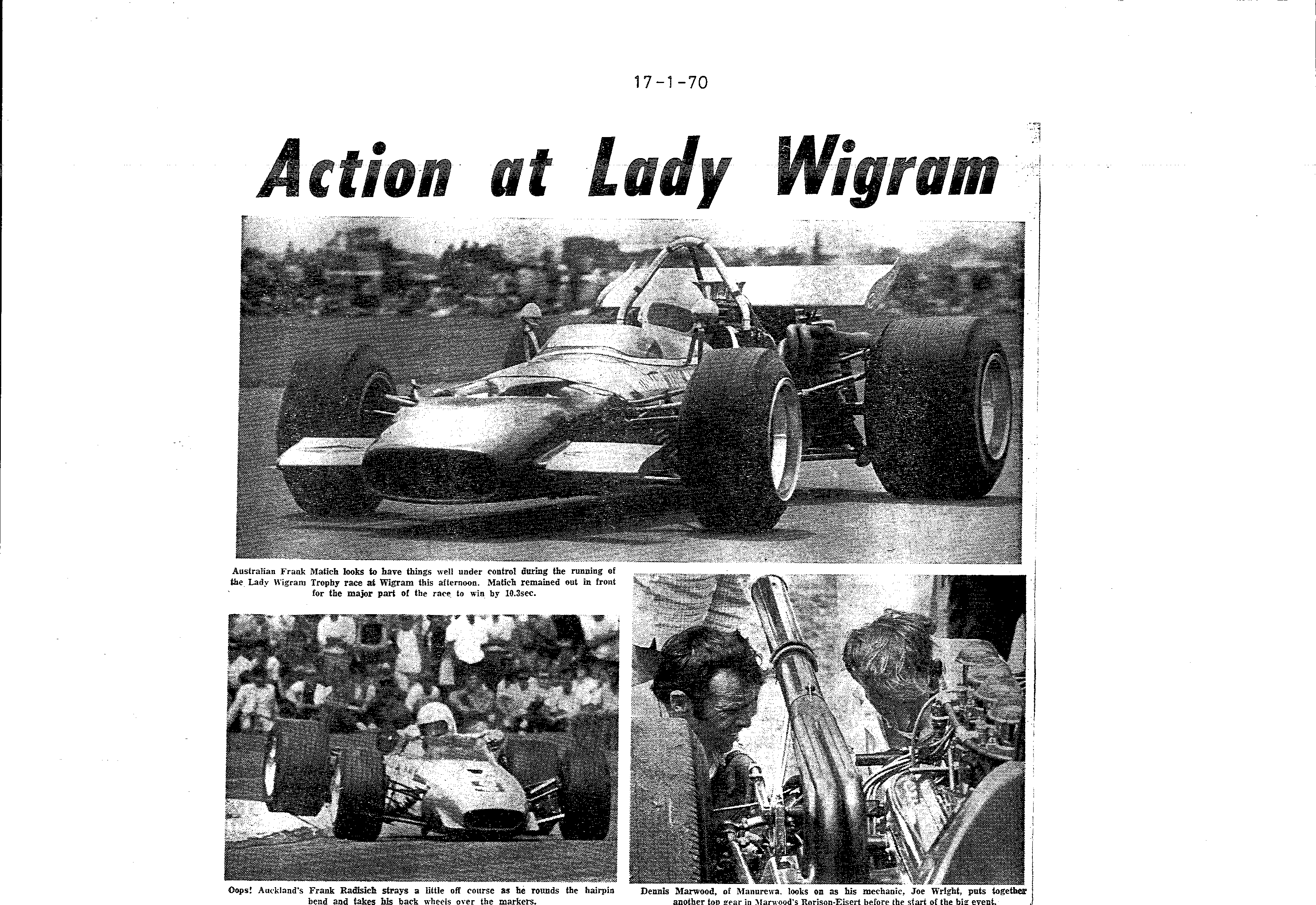Scan of the clipping page, 17 January 1970