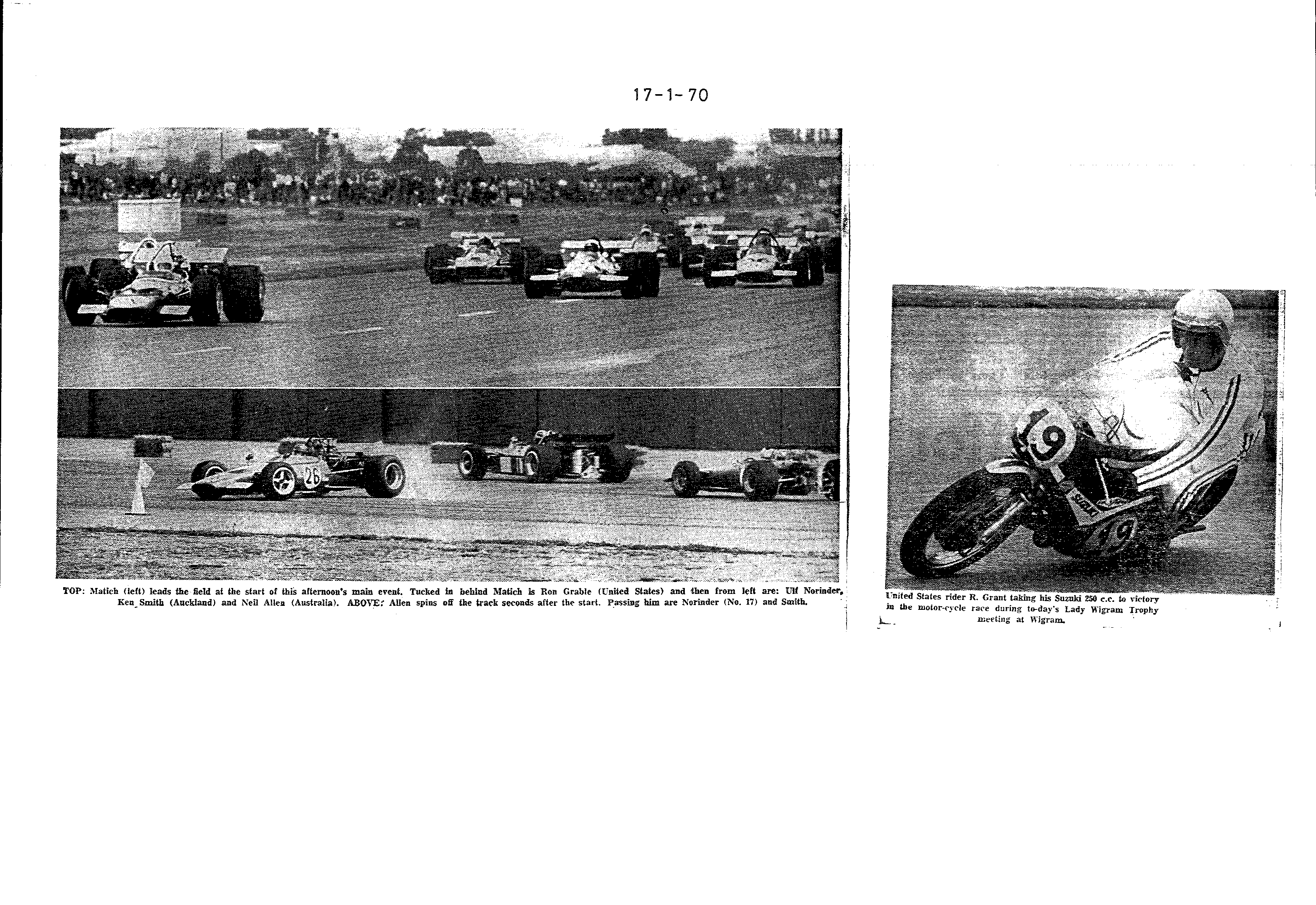 Scan of the clipping page, 17 January 1970