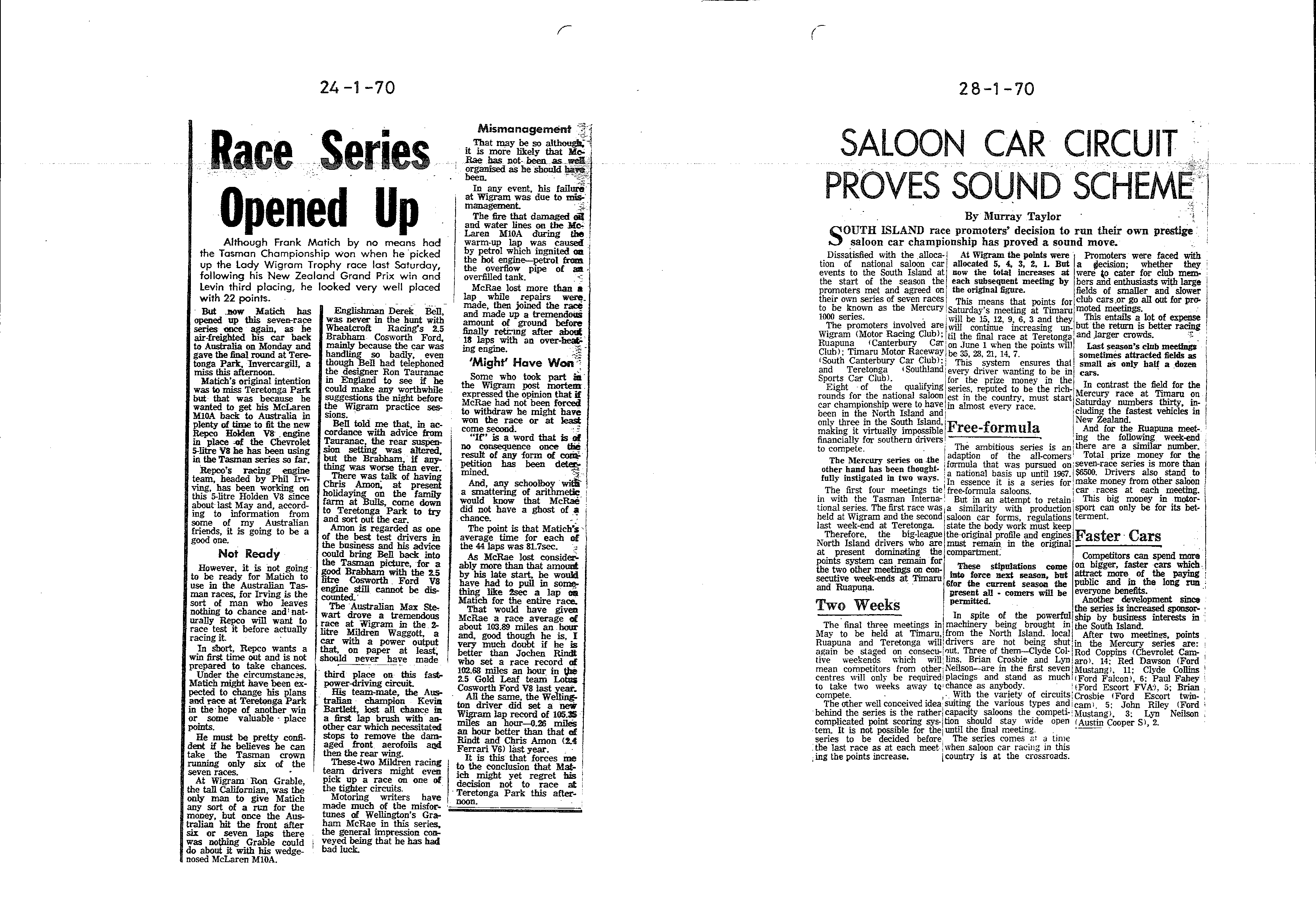 Scan of the clipping page, 24 January 1970