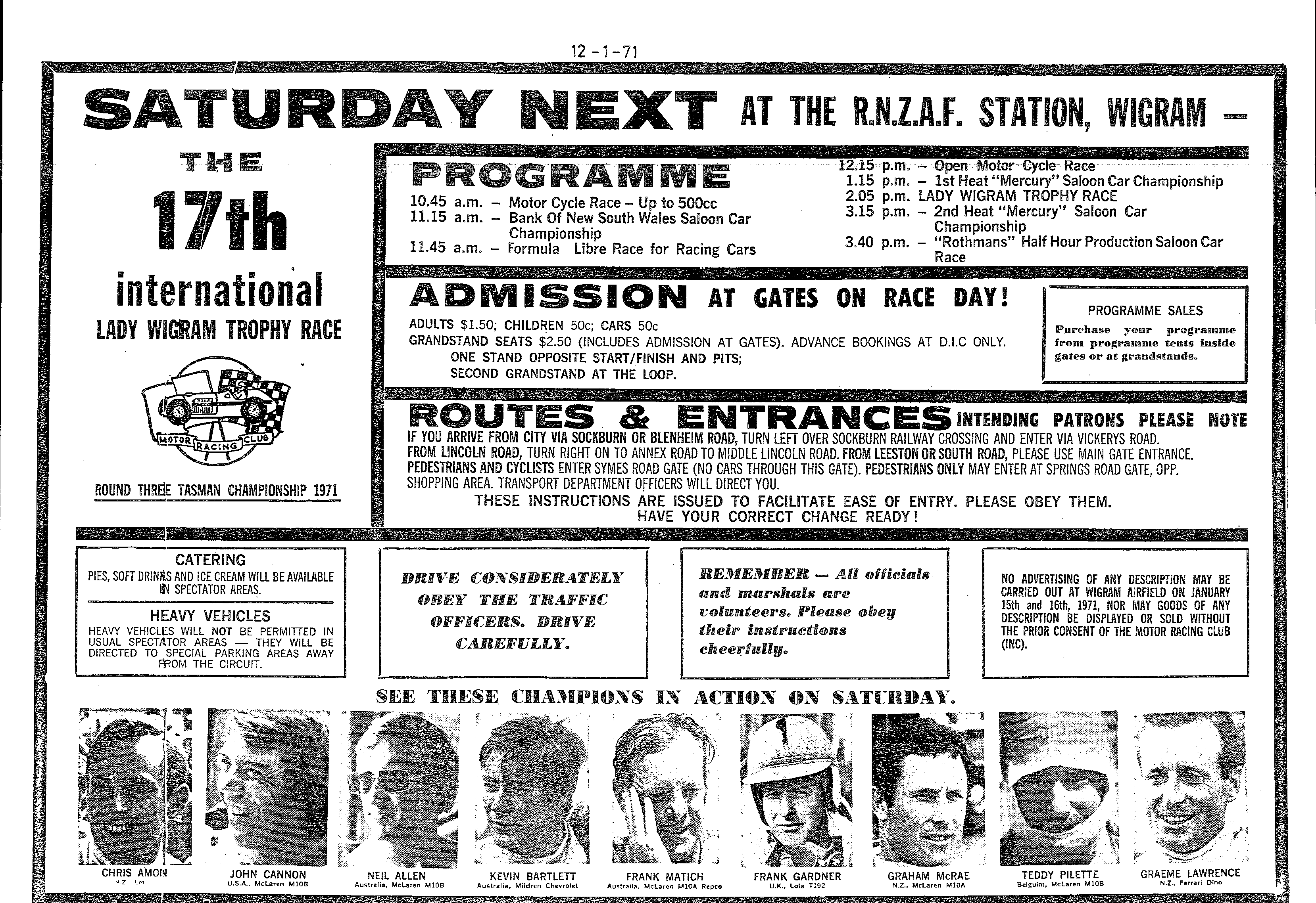 Scan of the clipping page, 12 January 1971