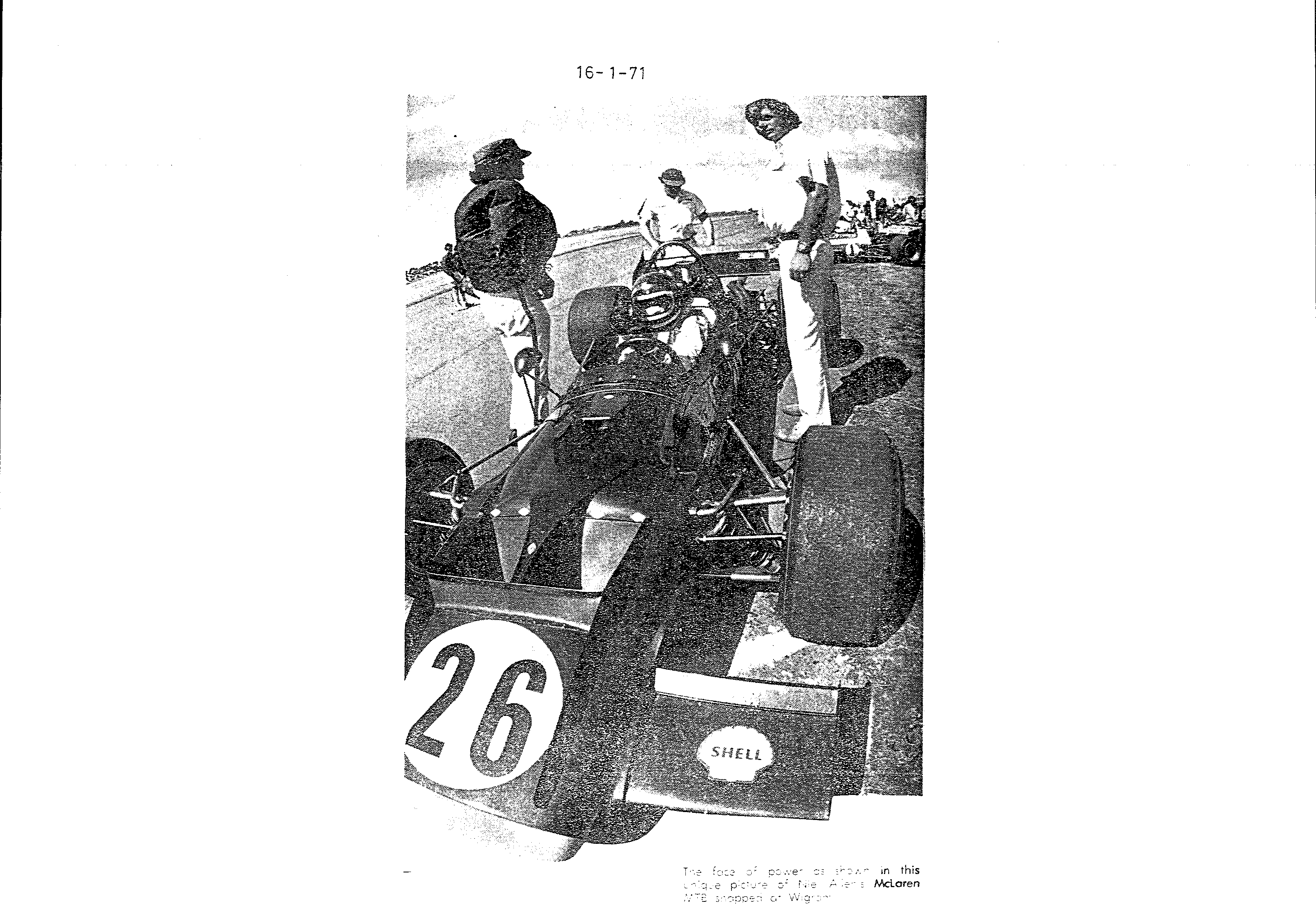 Scan of the clipping page, 16 January 1971