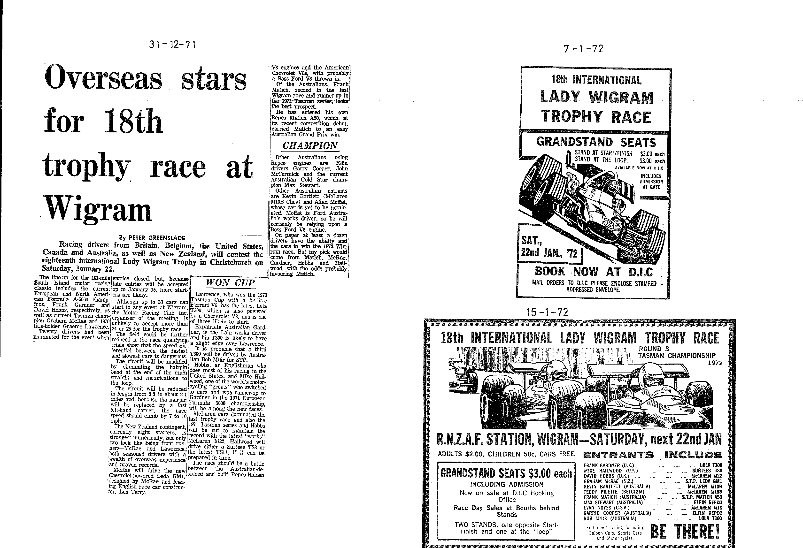 Scan of the clipping page, 31 December 1971