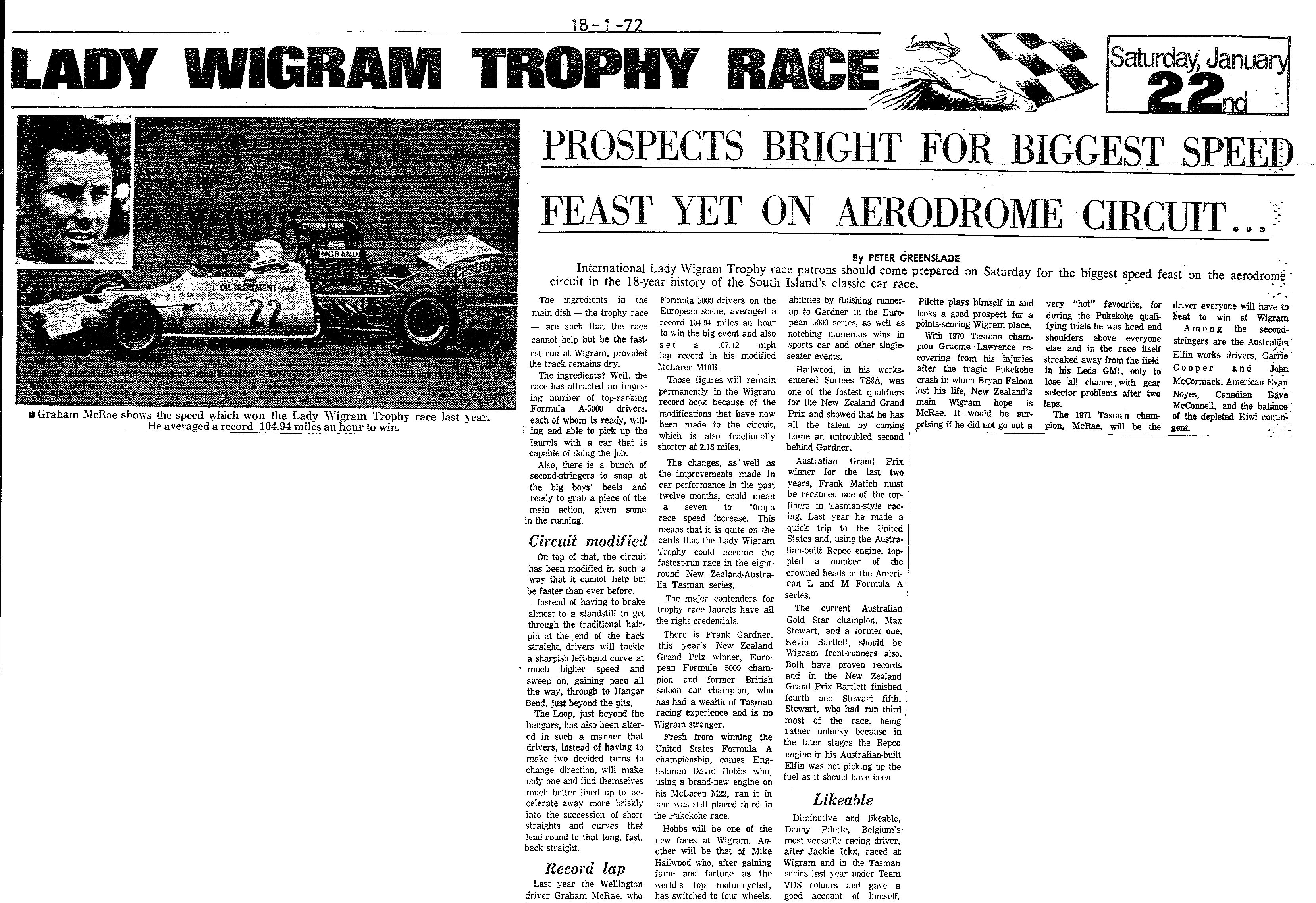 Scan of the clipping page, 18 January 1972