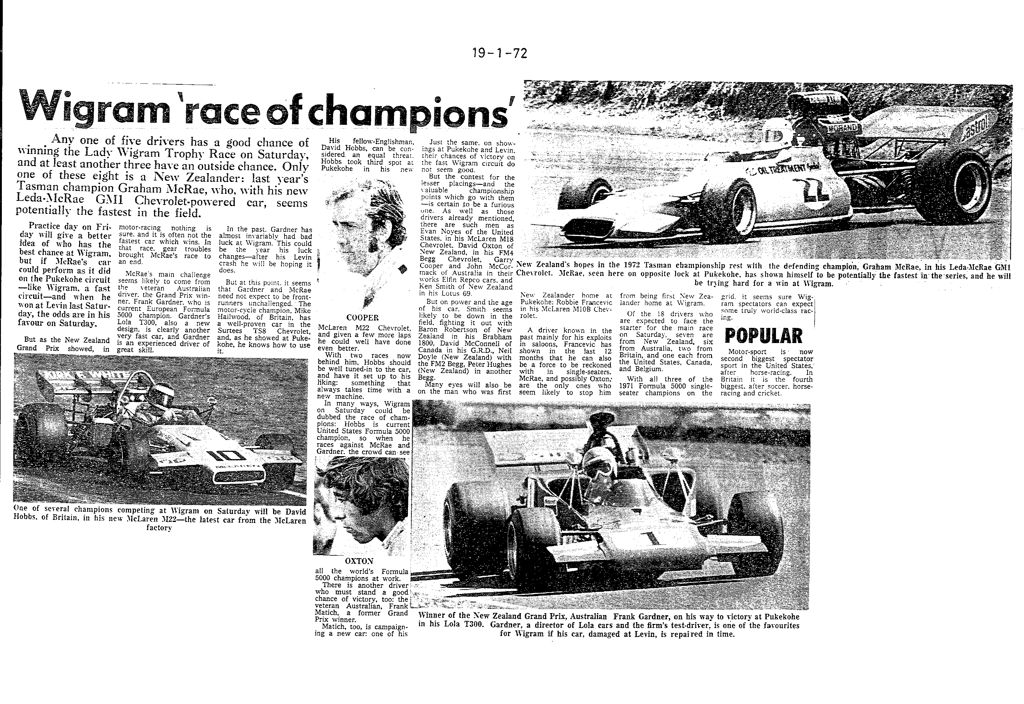 Scan of the clipping page, 19 January 1972