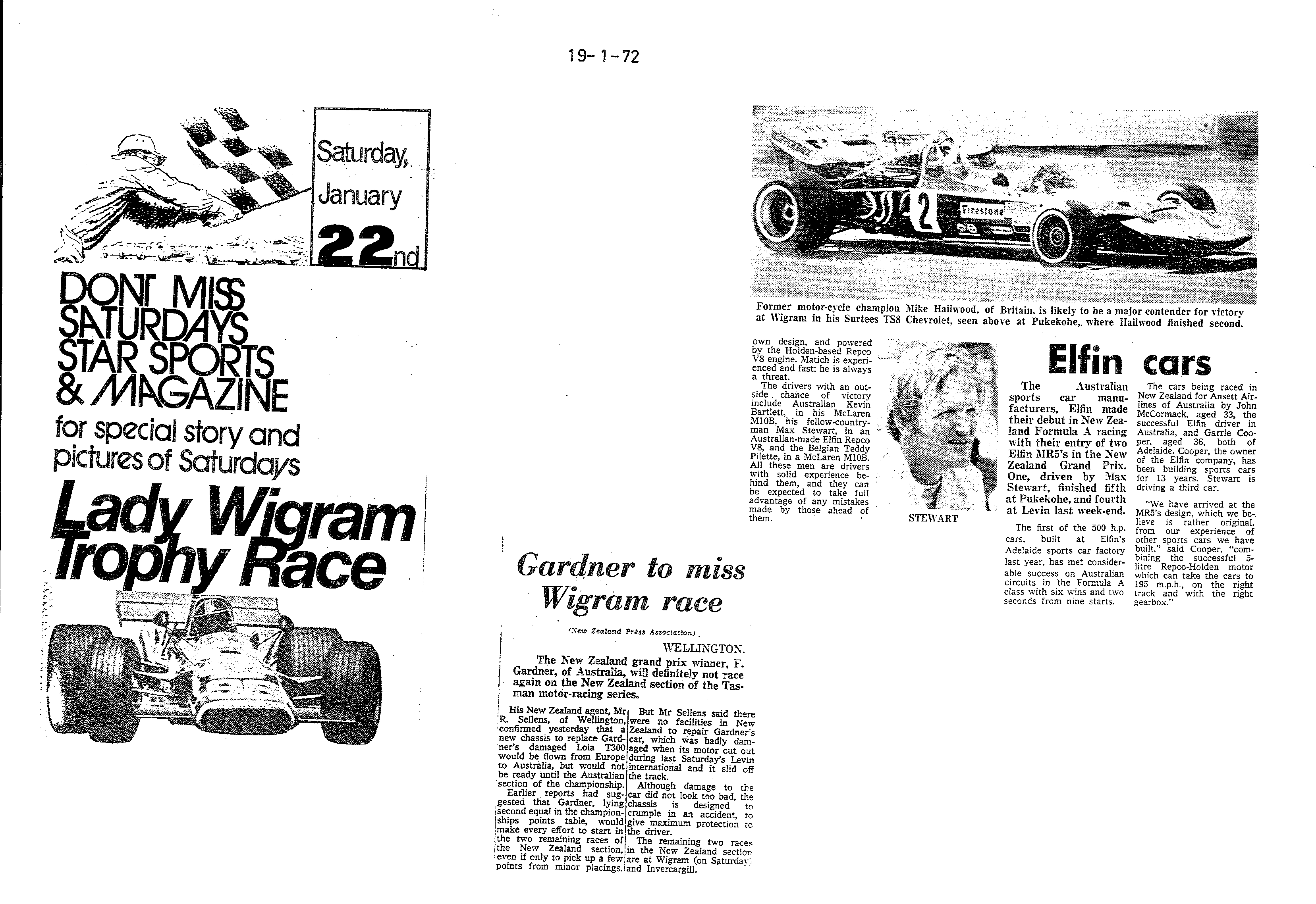 Scan of the clipping page, 19 January 1972