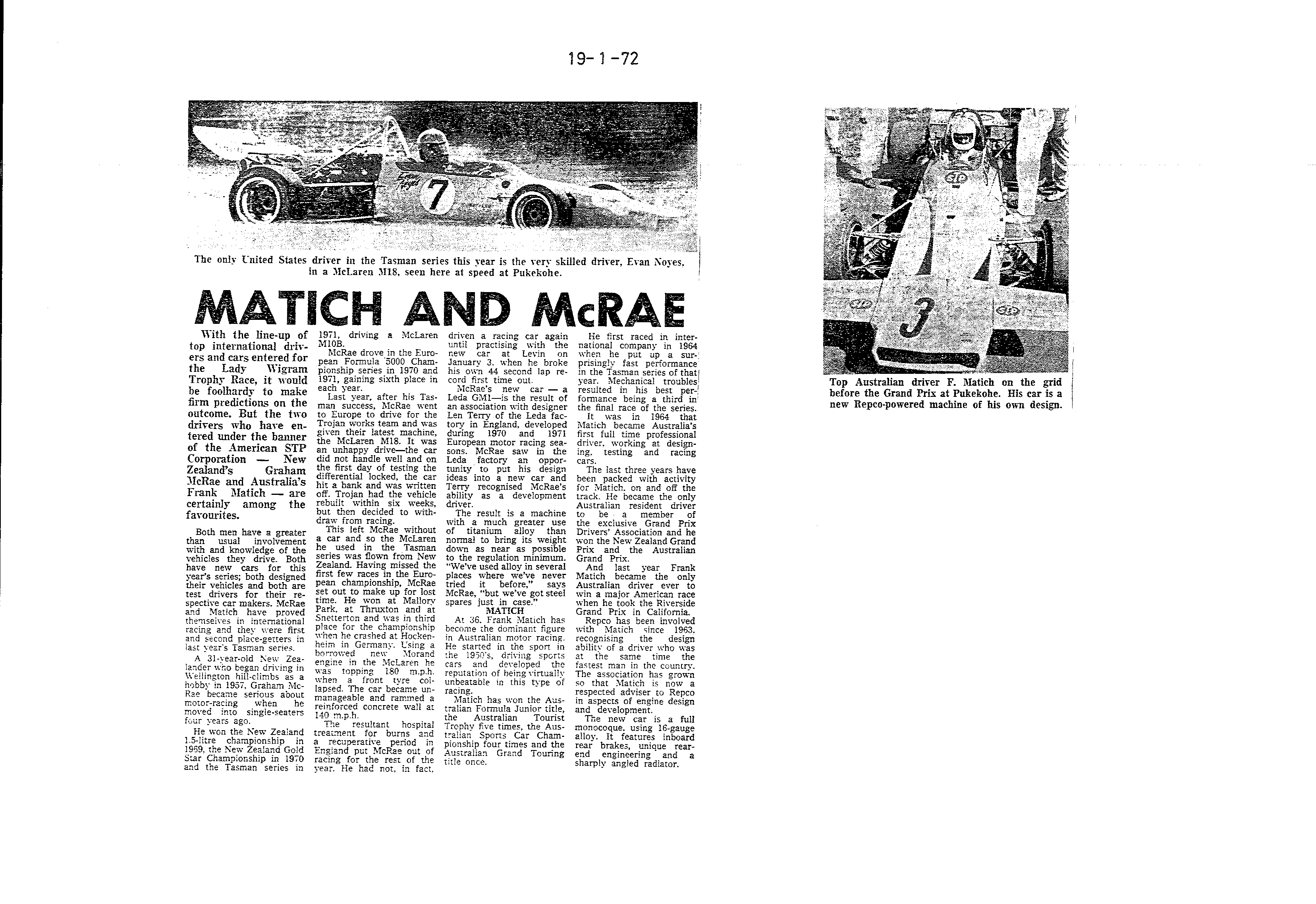 Scan of the clipping page, 19 January 1972