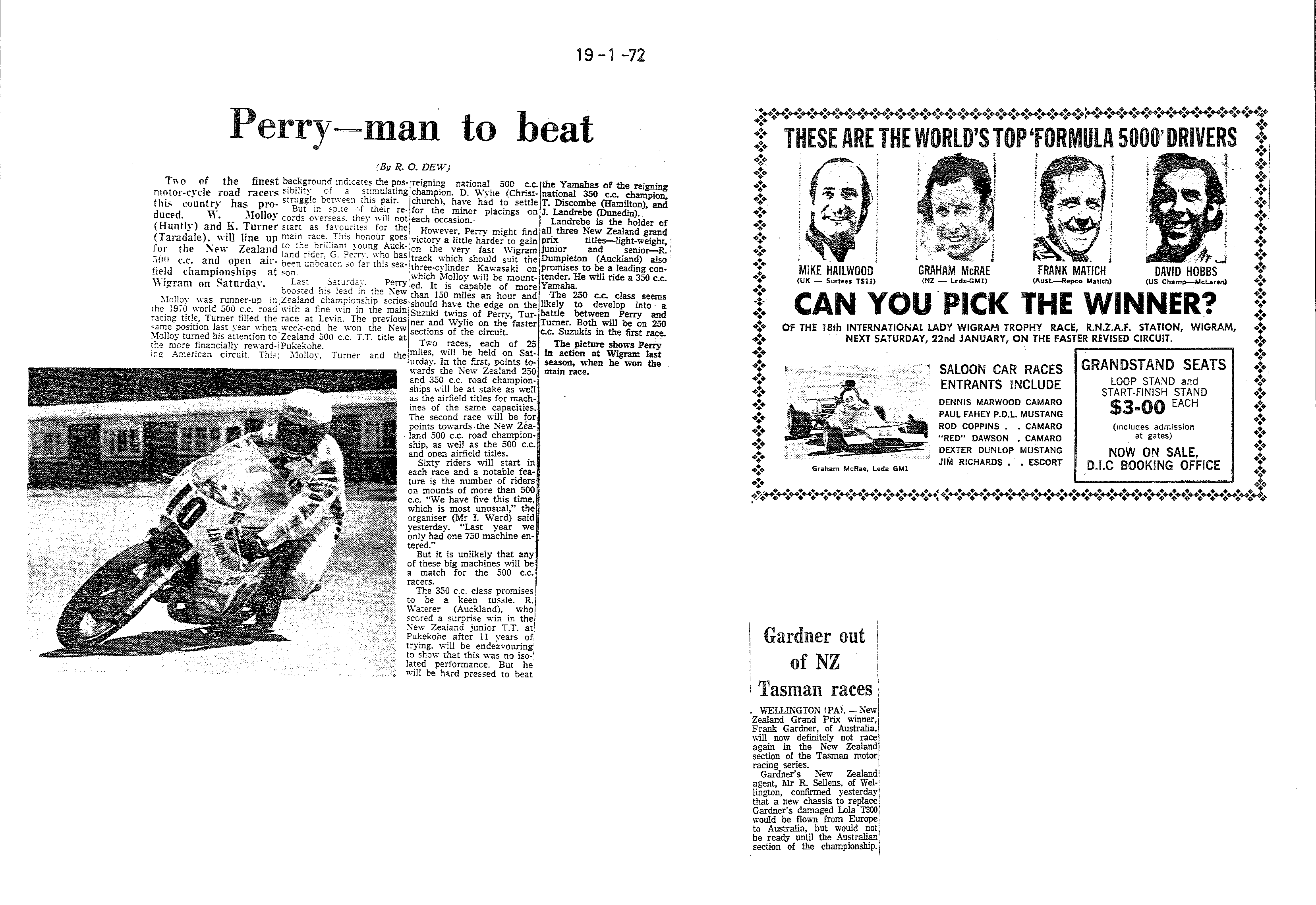Scan of the clipping page, 19 January 1972