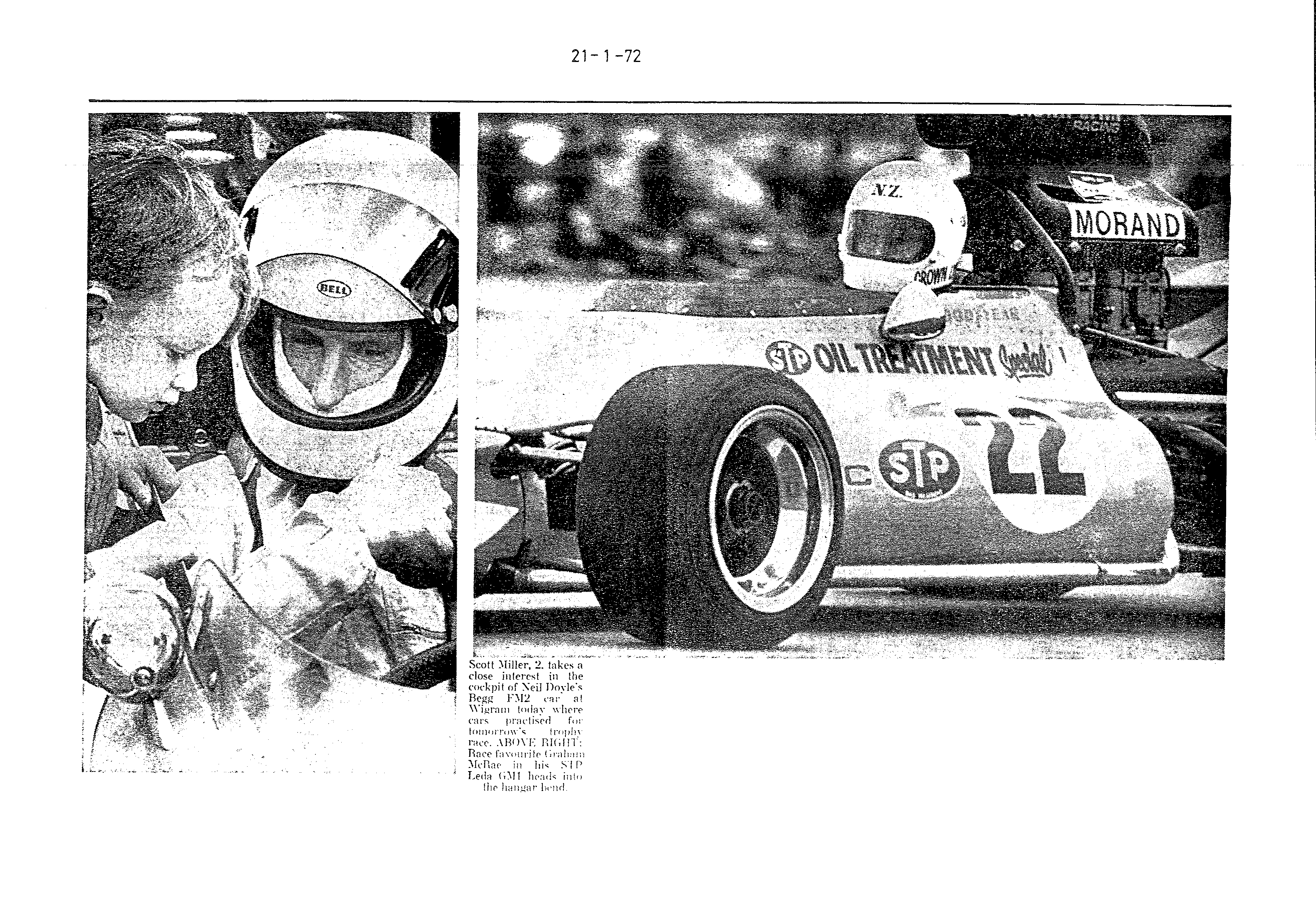 Scan of the clipping page, 21 January 1972