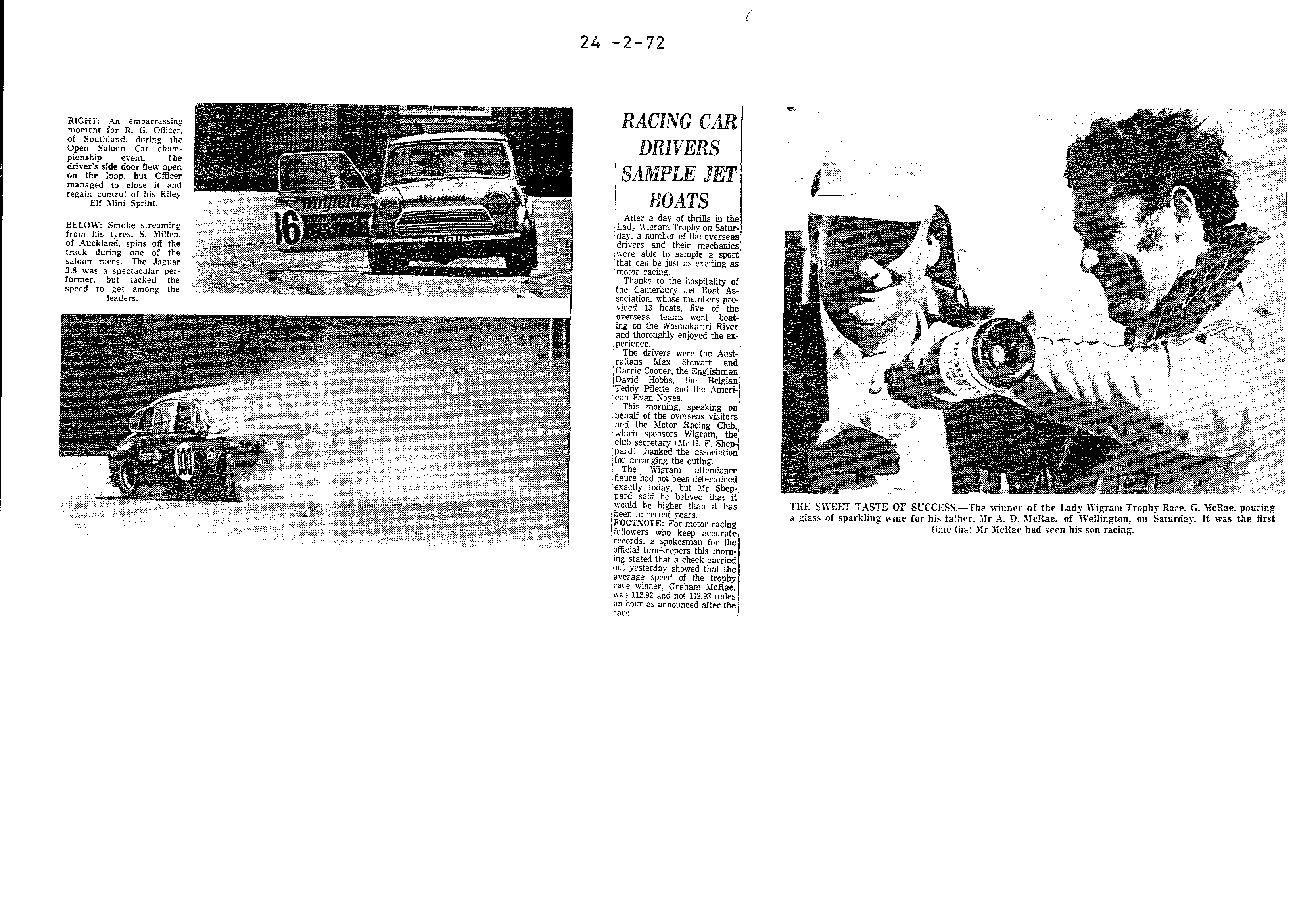 Scan of the clipping page, 24 January 1972