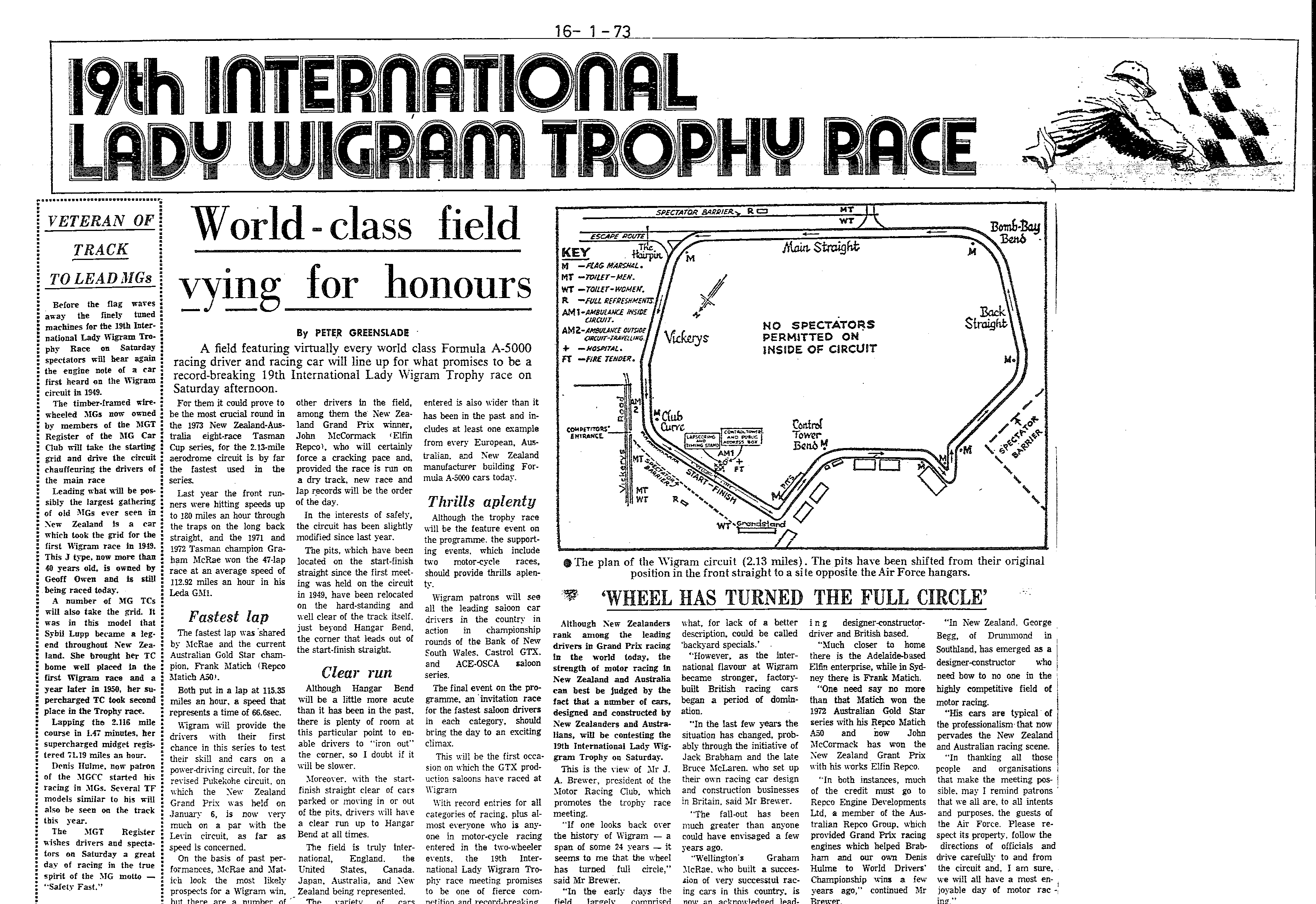 Scan of the clipping page, 16 January 1973
