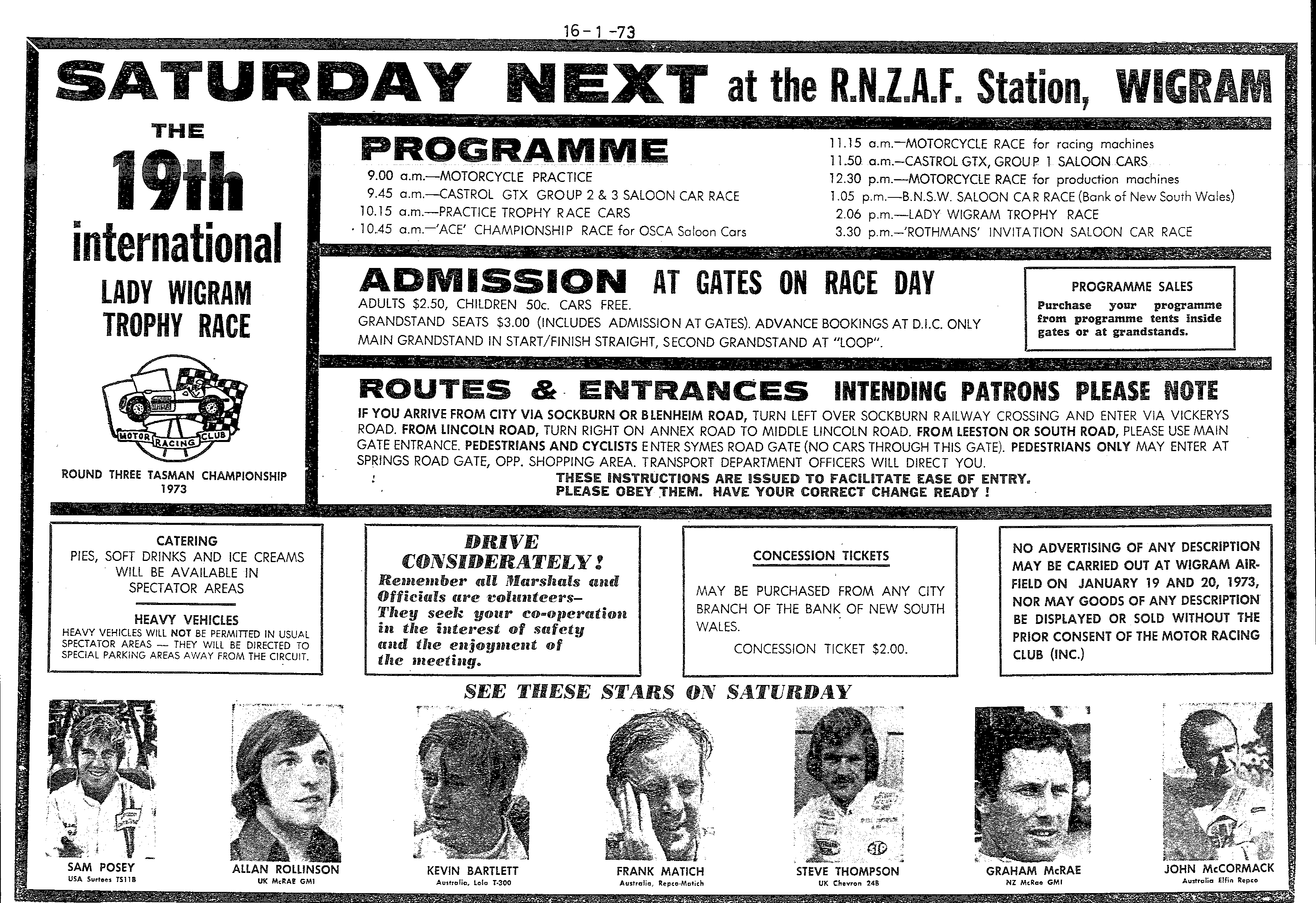 Scan of the clipping page, 16 January 1973
