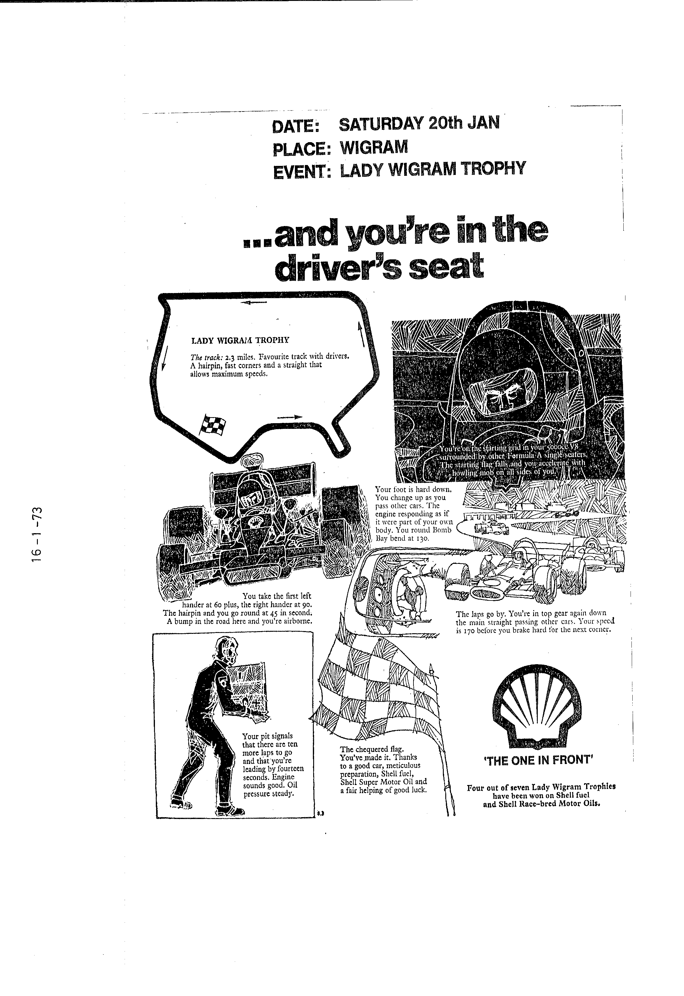 Scan of the clipping page, 16 January 1973