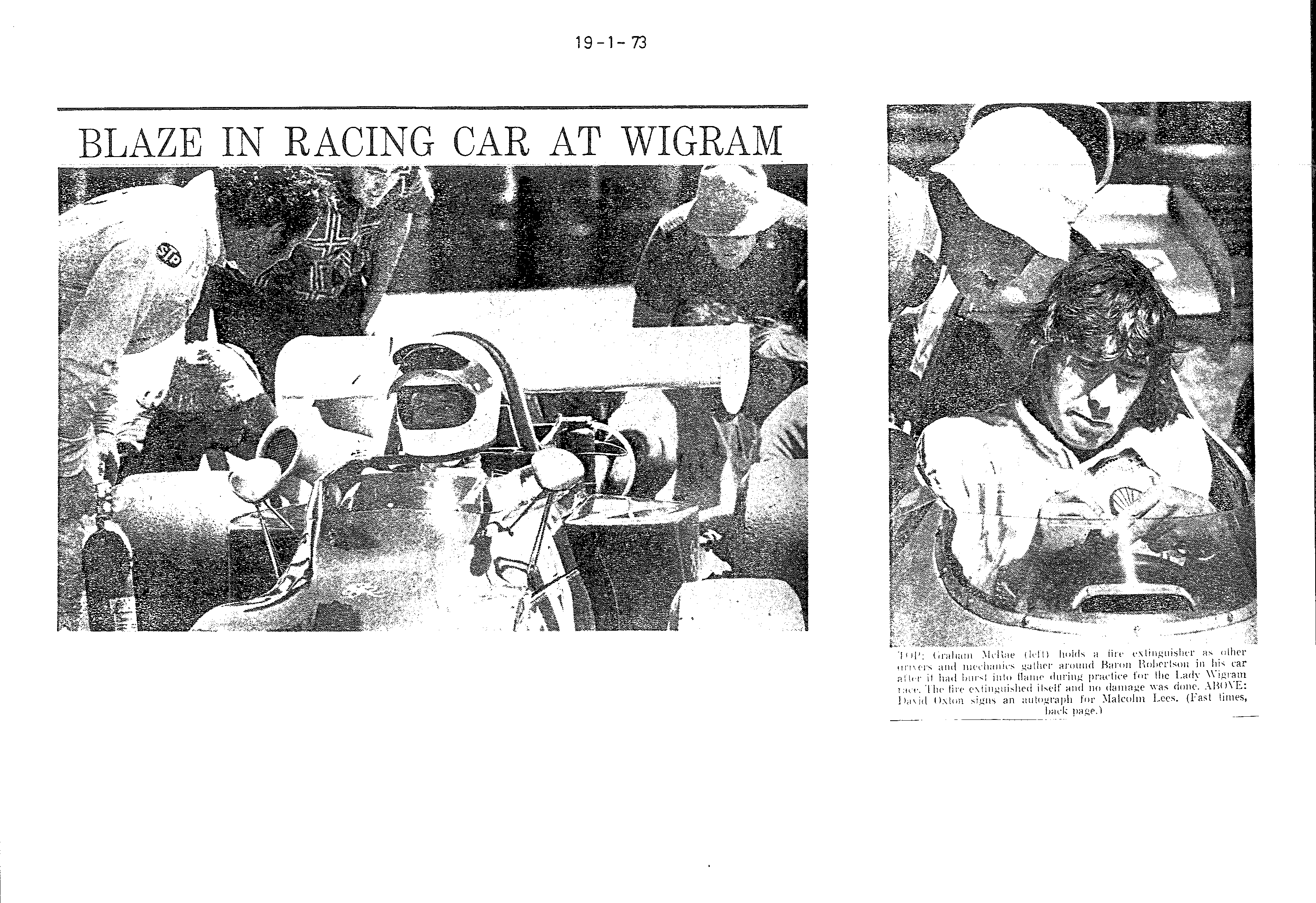 Scan of the clipping page, 19 January 1973