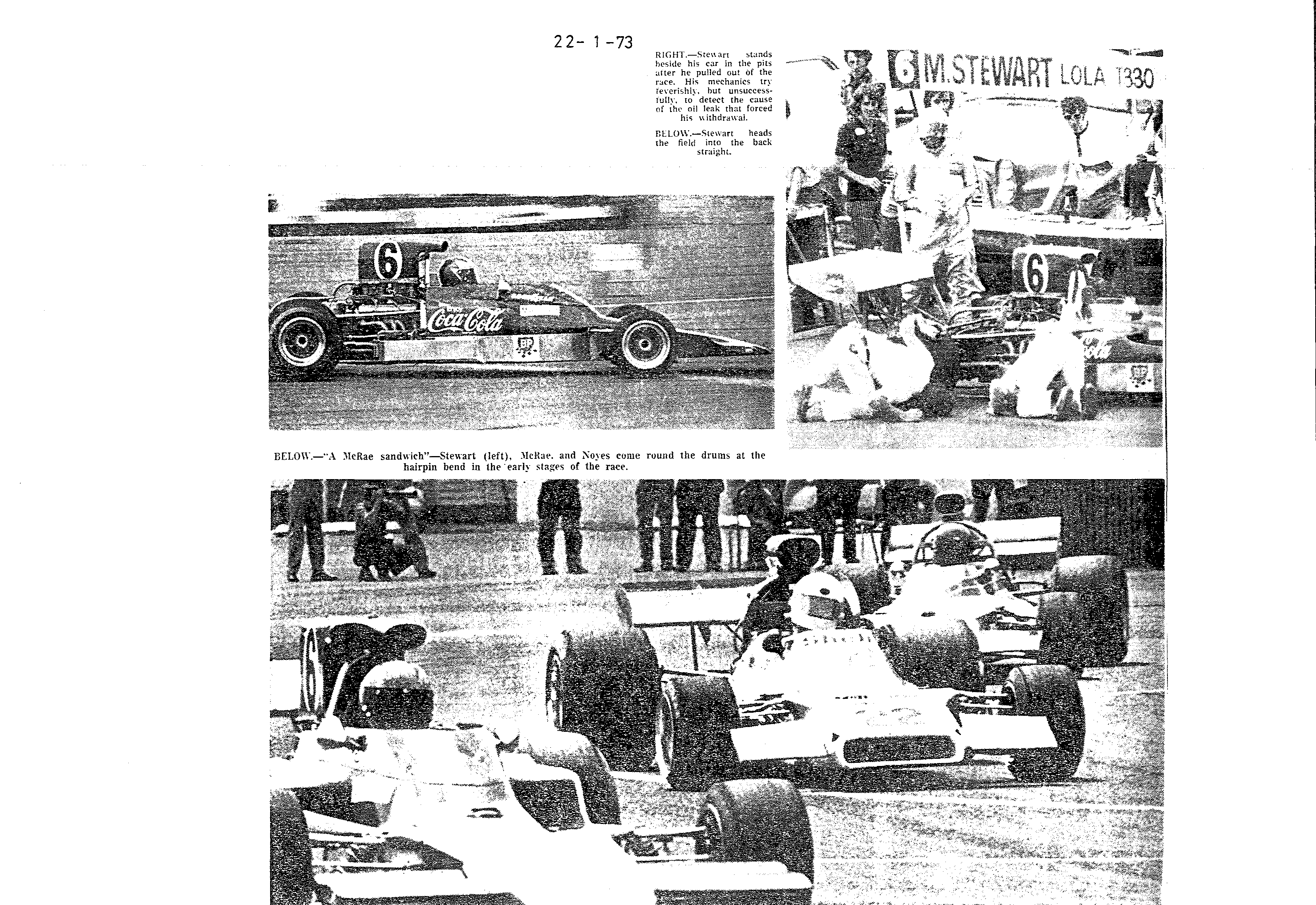 Scan of the clipping page, 22 January 1973