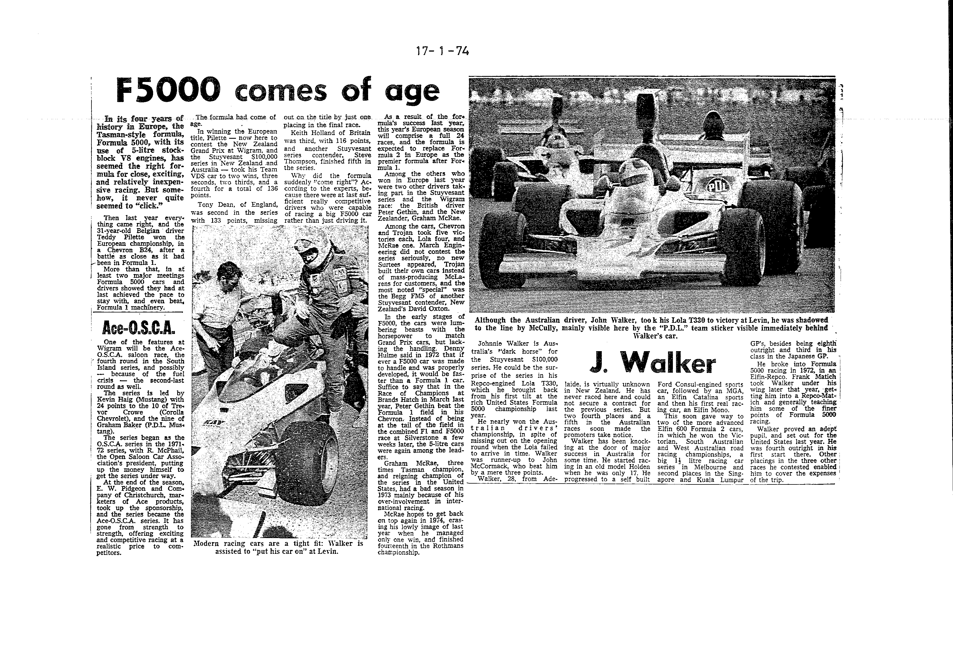 Scan of the clipping page, 17 January 1974