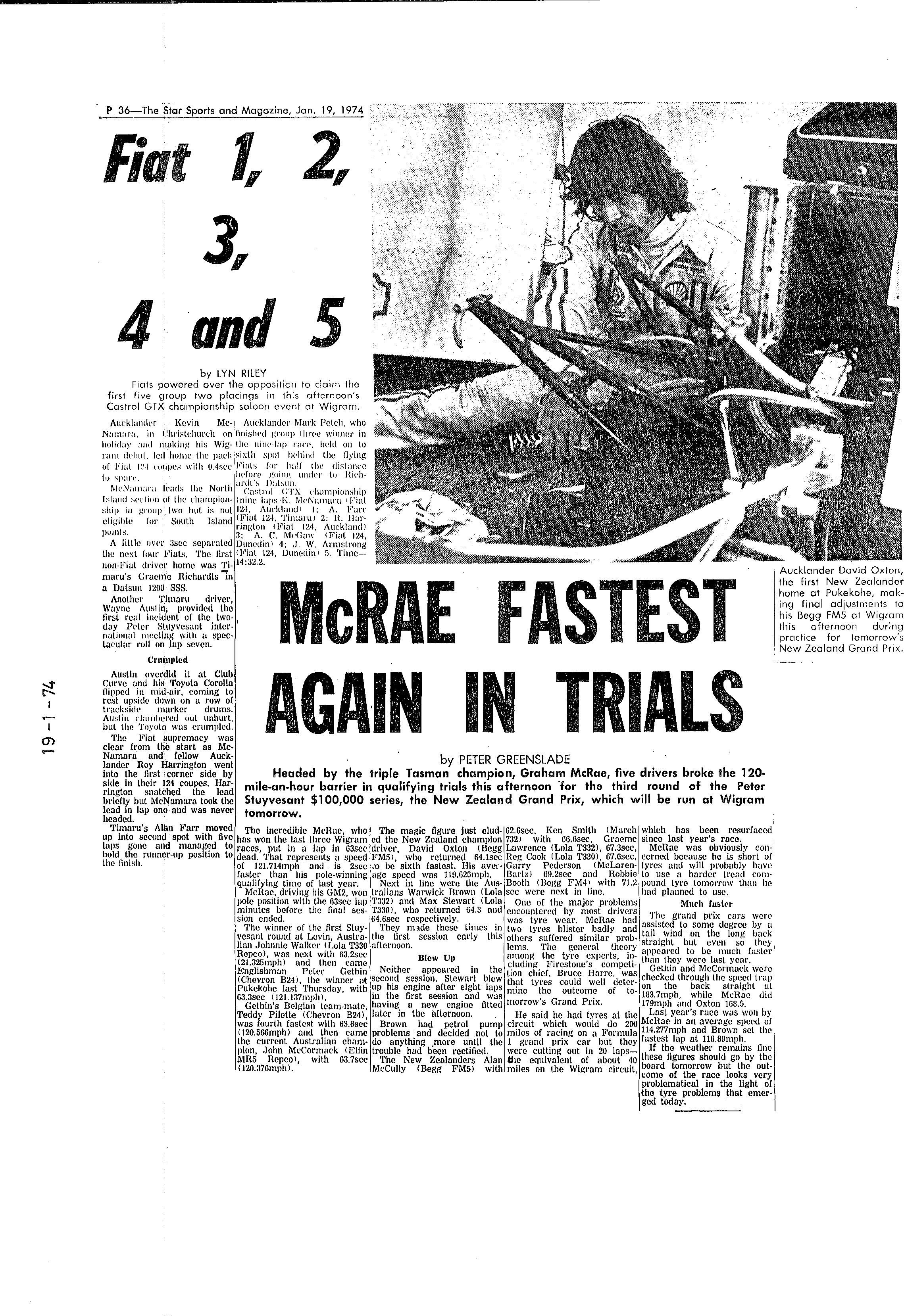 Scan of the clipping page, 19 January 1974