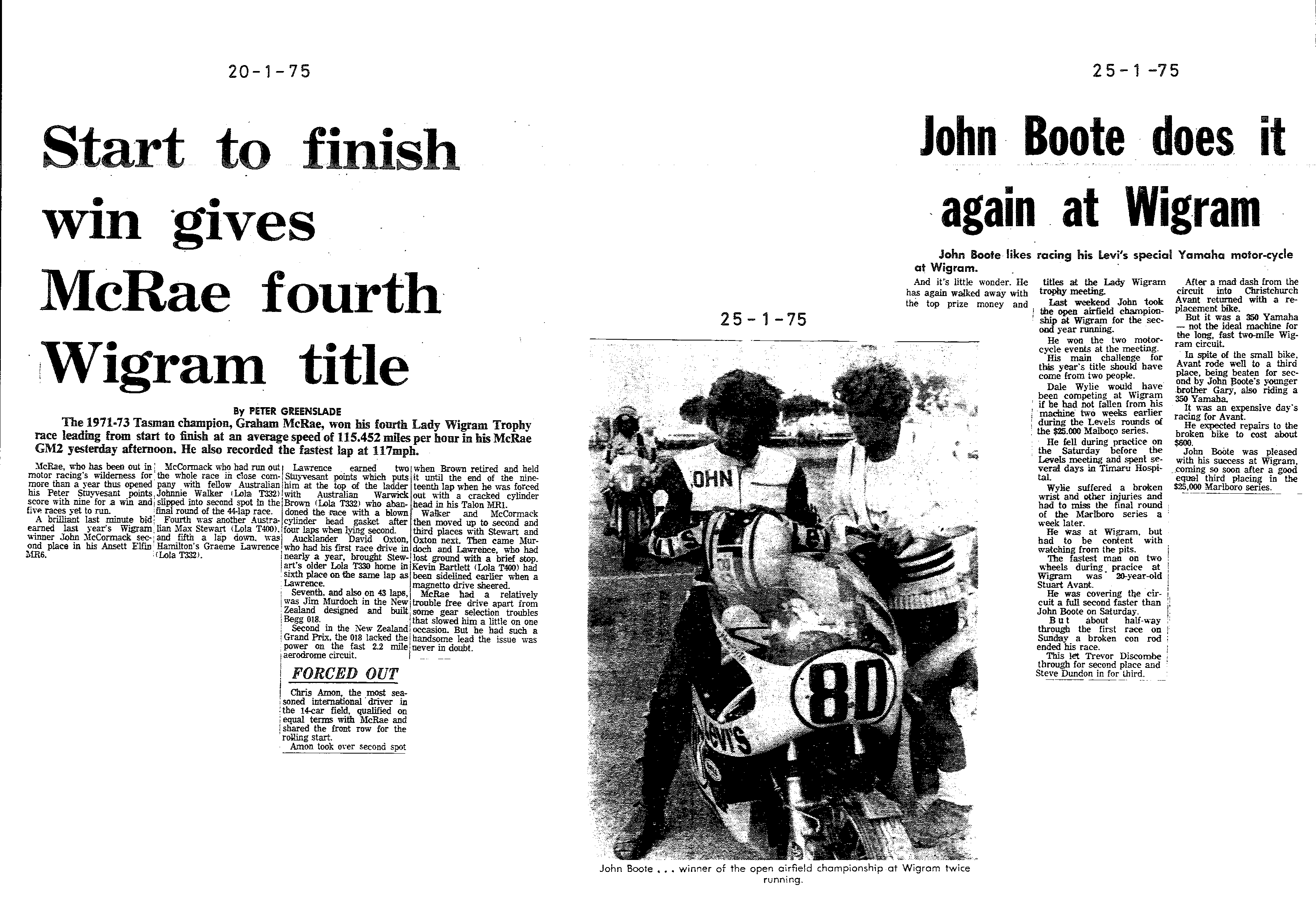 Scan of the clipping page, 20 January 1975