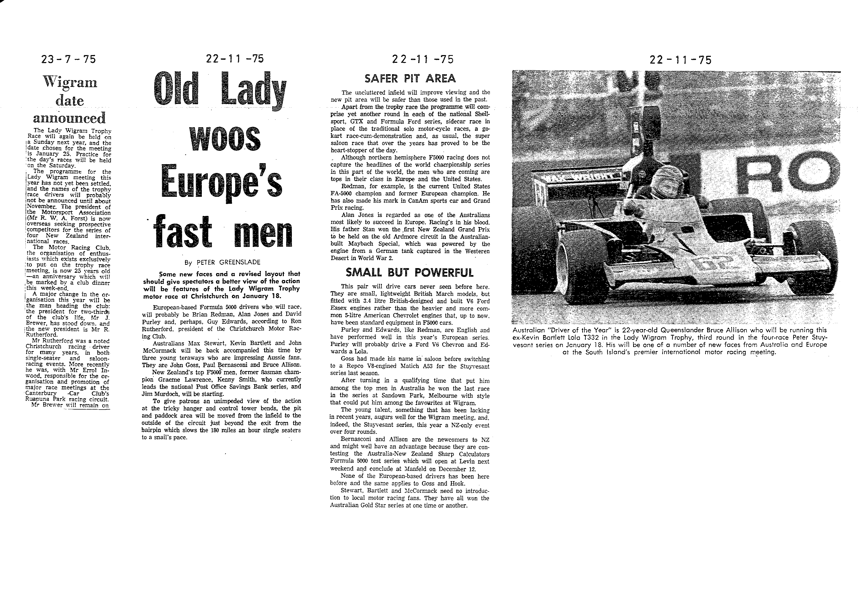 Scan of the clipping page, 23 July 1975