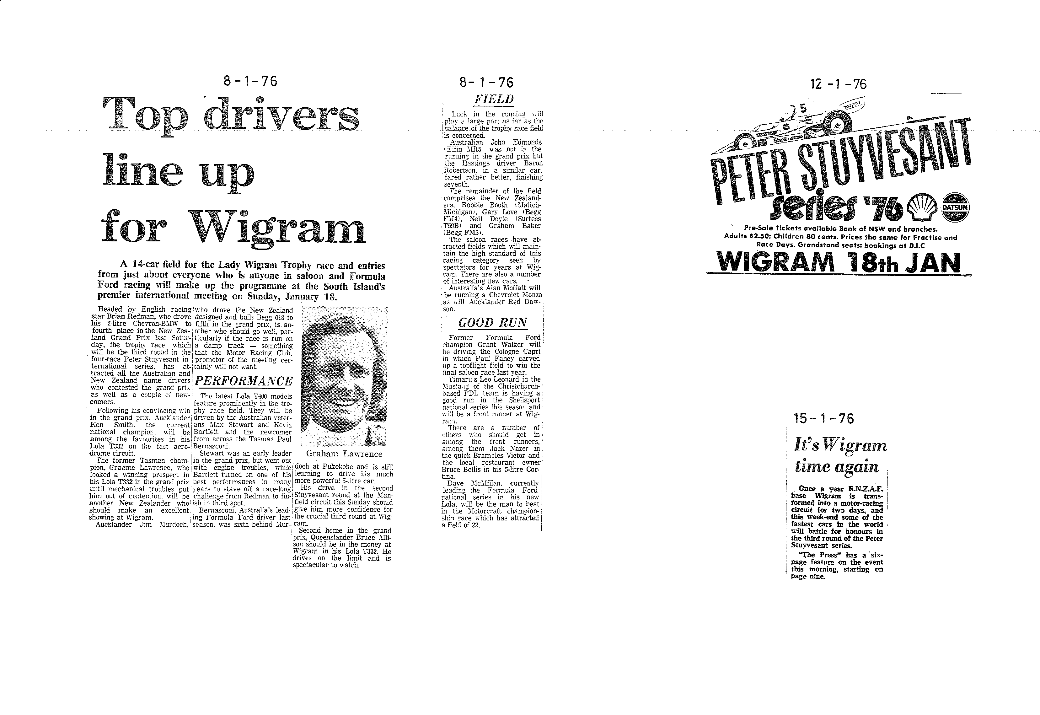 Scan of the clipping page, 8 January 1976